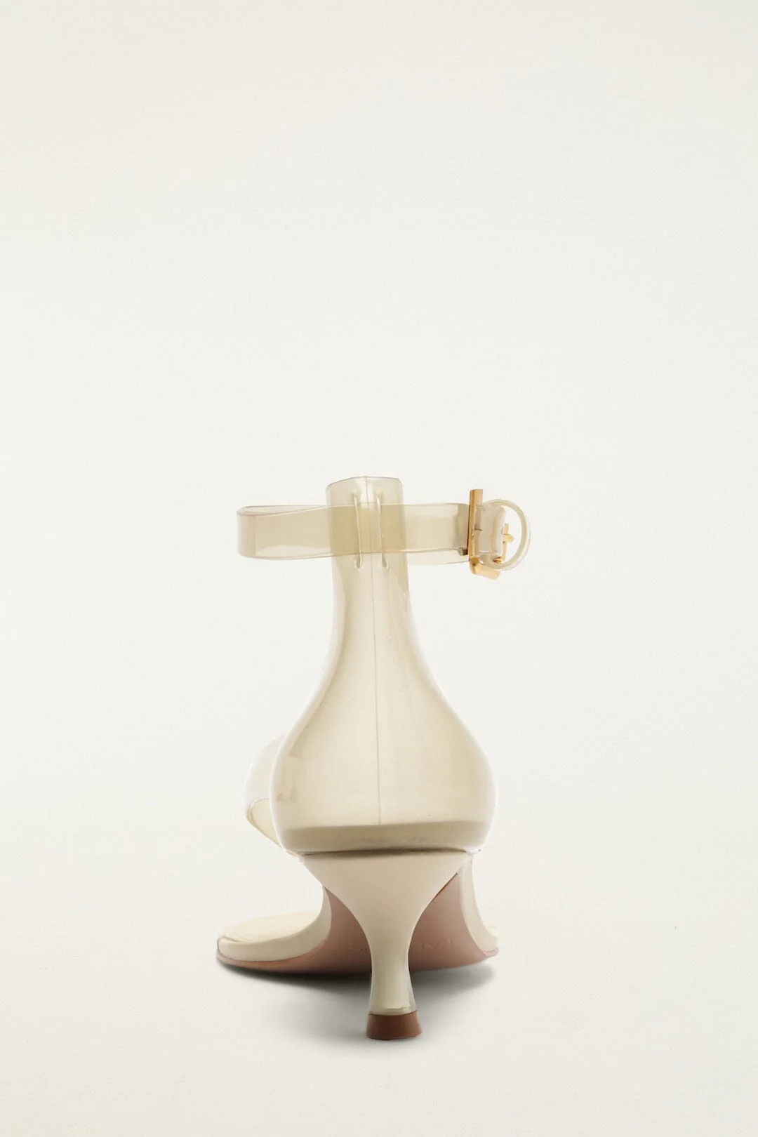Off-White Jelly Heel Sandal - Image 4