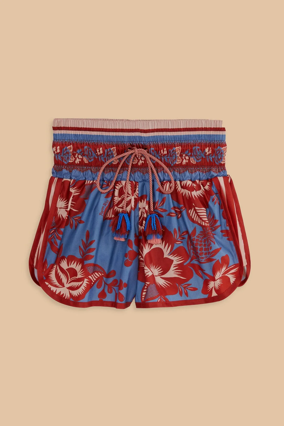 Blue Lace Garden Nylon Shorts - Image 6