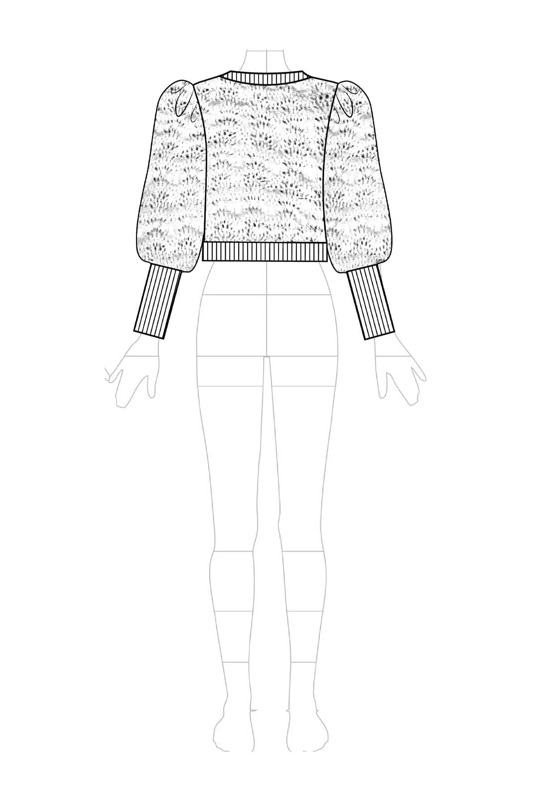 LACE STITCH WHITE KNIT CARDIGAN - Image 2