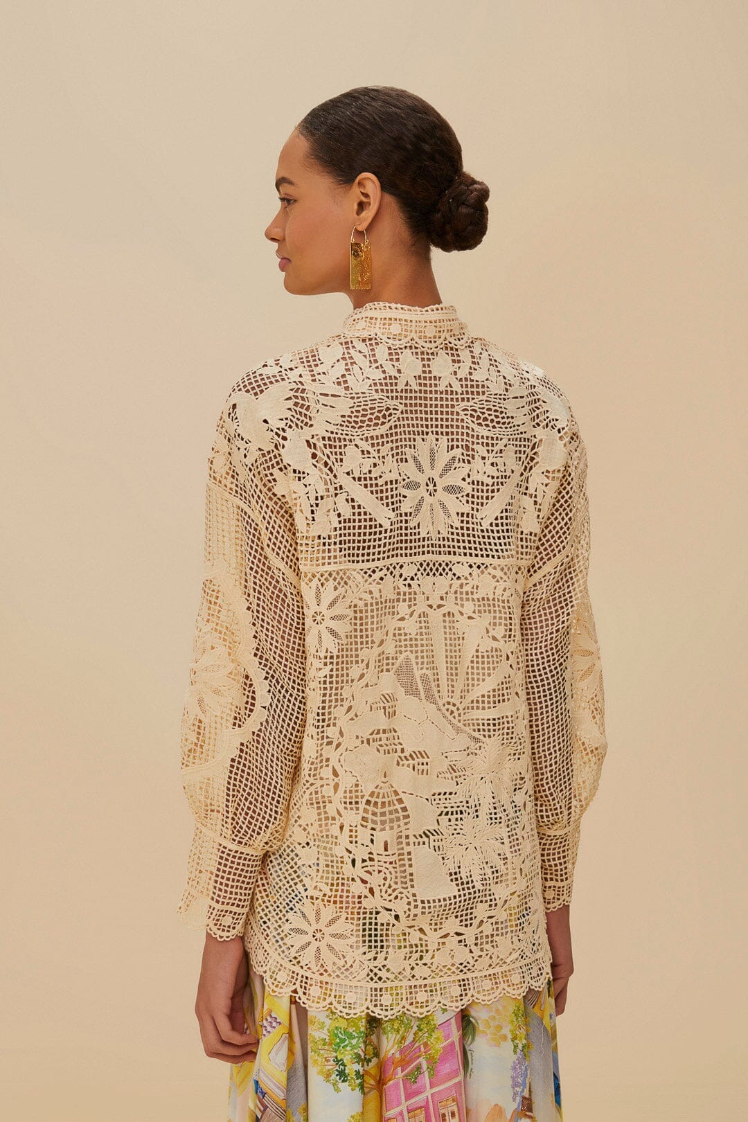 Sand Landscape Guipure Shirt - Image 3