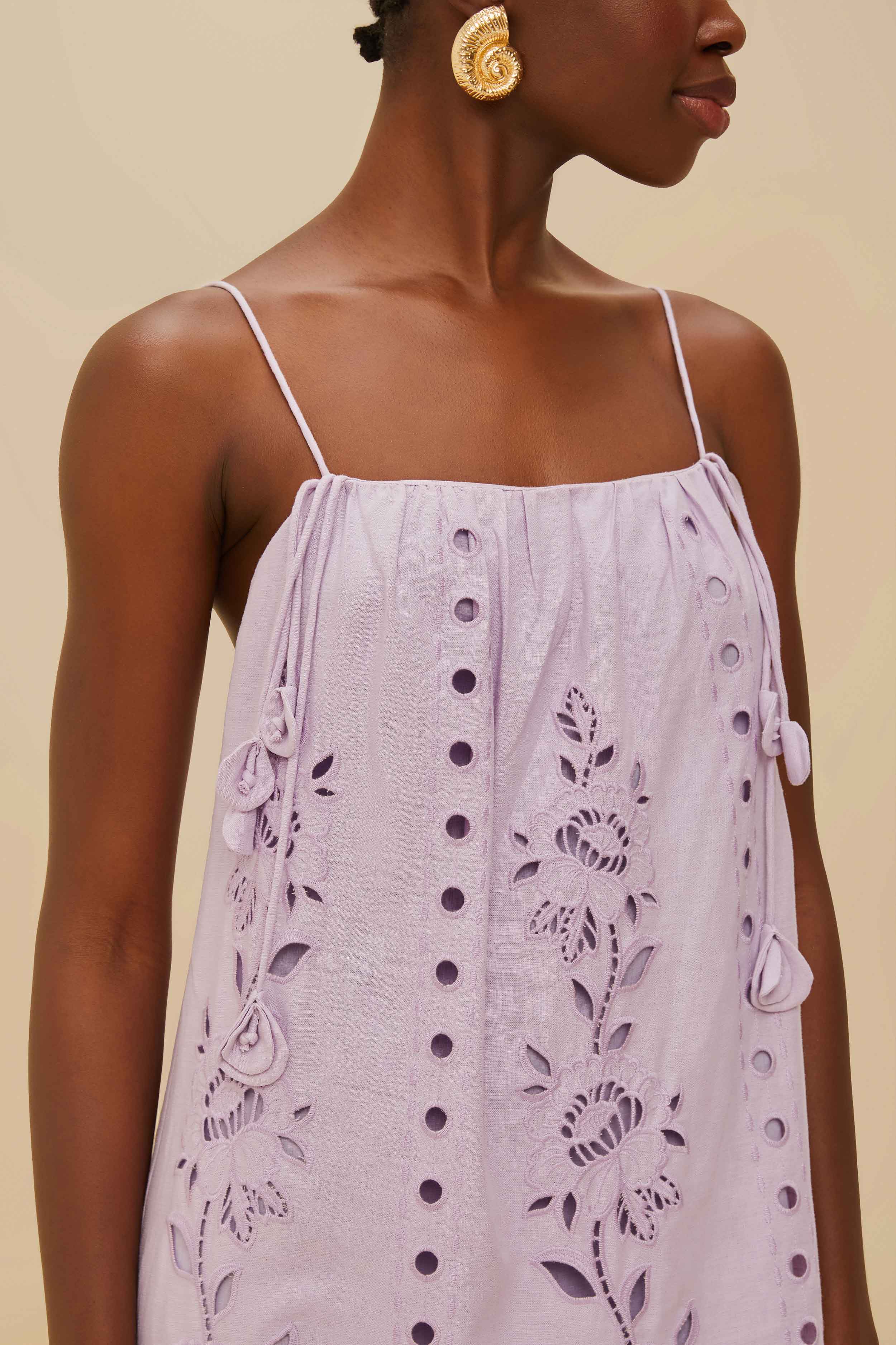 Lilac Richelieu LENZING™ ECOVERO™ Euroflax™ Maxi Dress - Image 3
