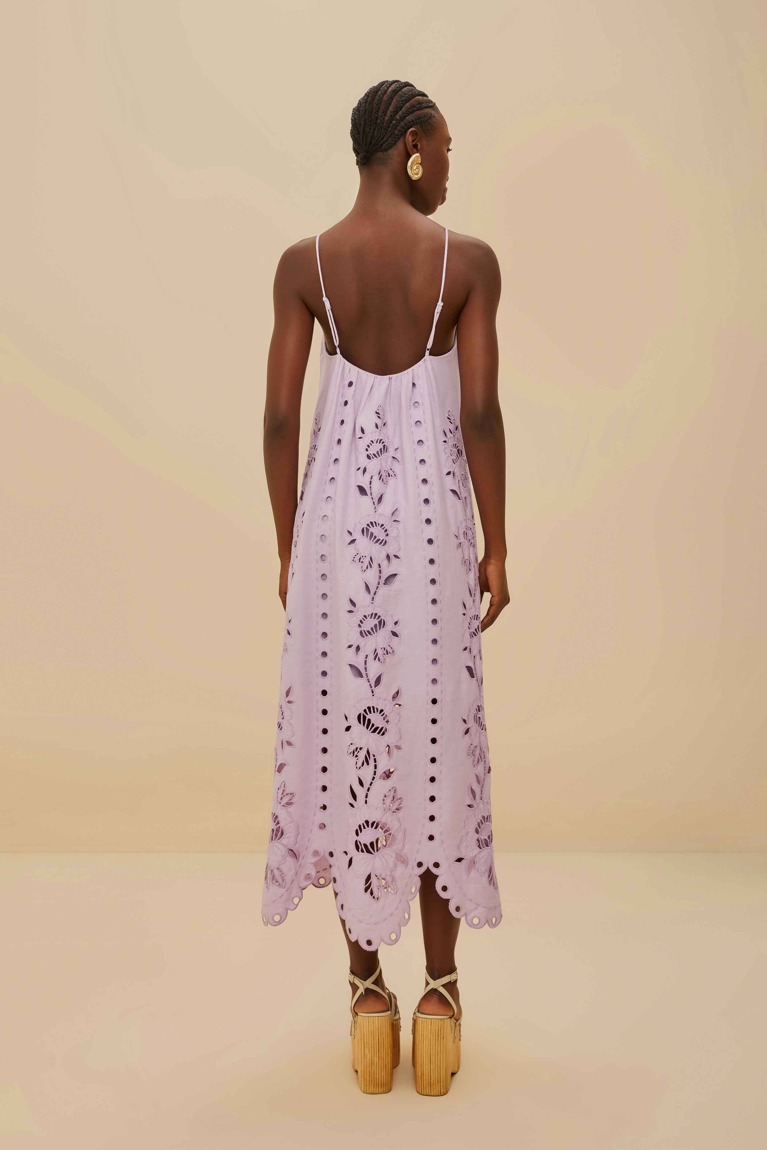 Lilac Richelieu LENZING™ ECOVERO™ Euroflax™ Maxi Dress - Image 4