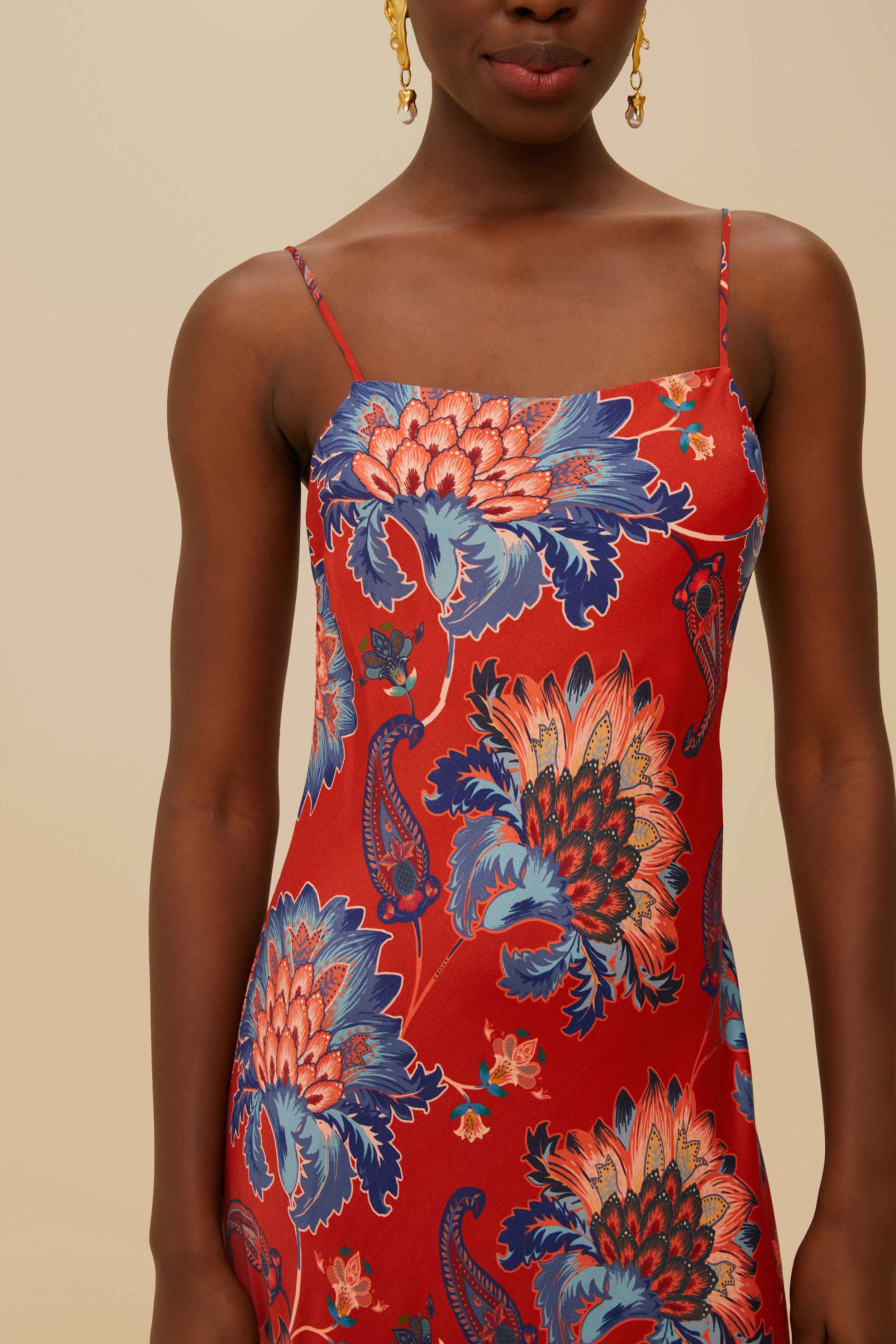 Red Luang LENZING™ Maxi Dress - Image 3