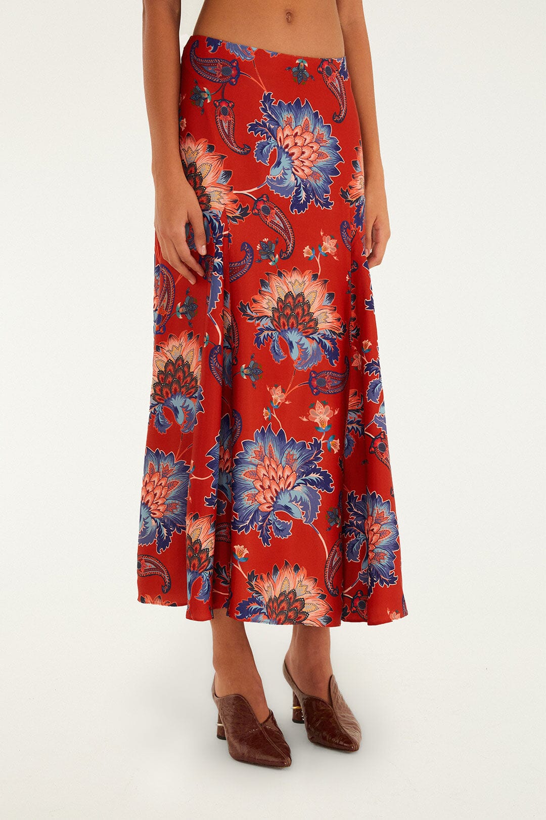 Red Luang LENZING™ Maxi Skirt - Image 2