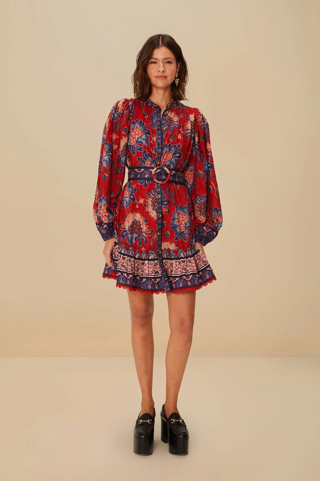 Red Luang Mini Dress - Image 2