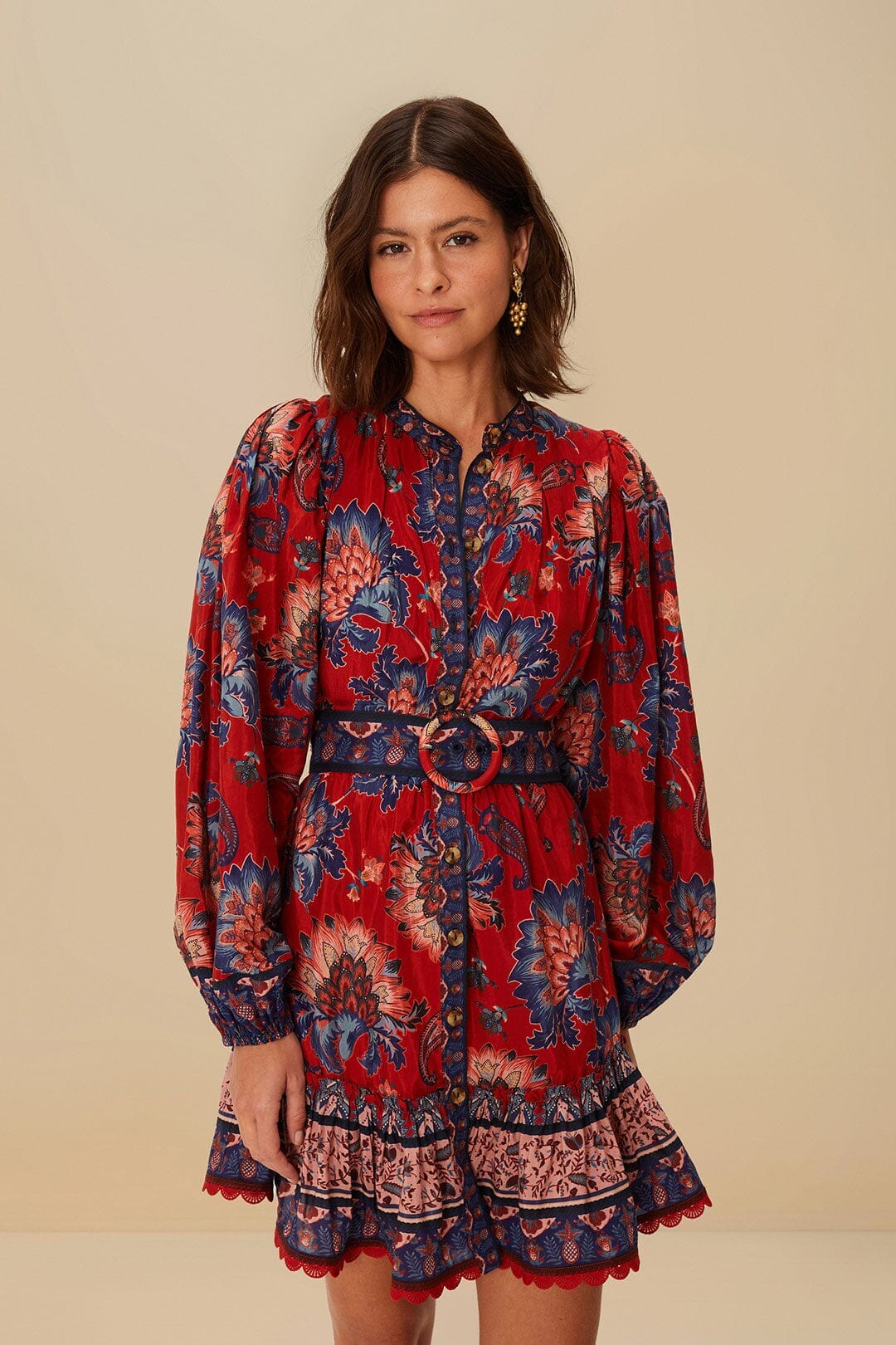 Red Luang Mini Dress - Image 3