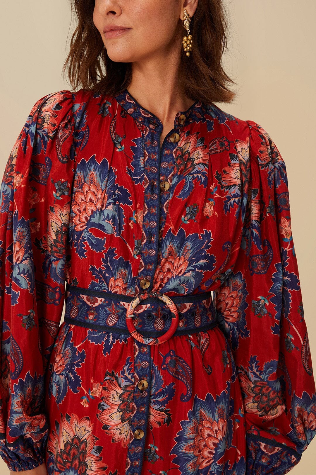 Red Luang Mini Dress - Image 5
