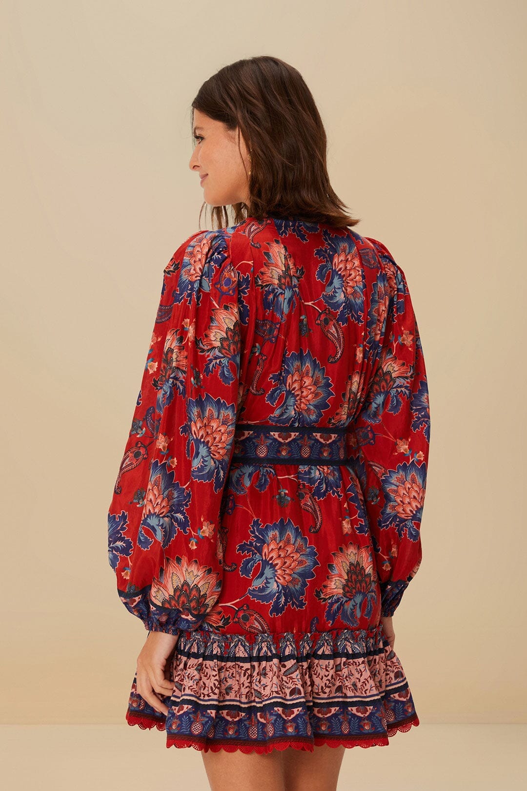 Red Luang Mini Dress - Image 8