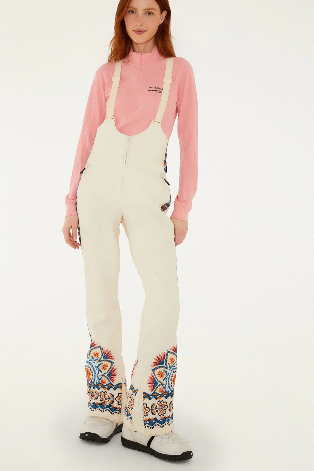 Off-White Lucy Floral Suspenders Ski Pants - Image 2