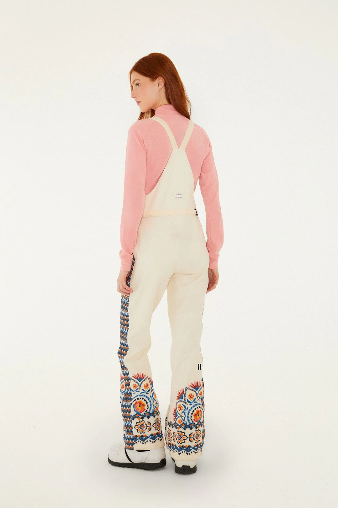 Off-White Lucy Floral Suspenders Ski Pants - Image 3