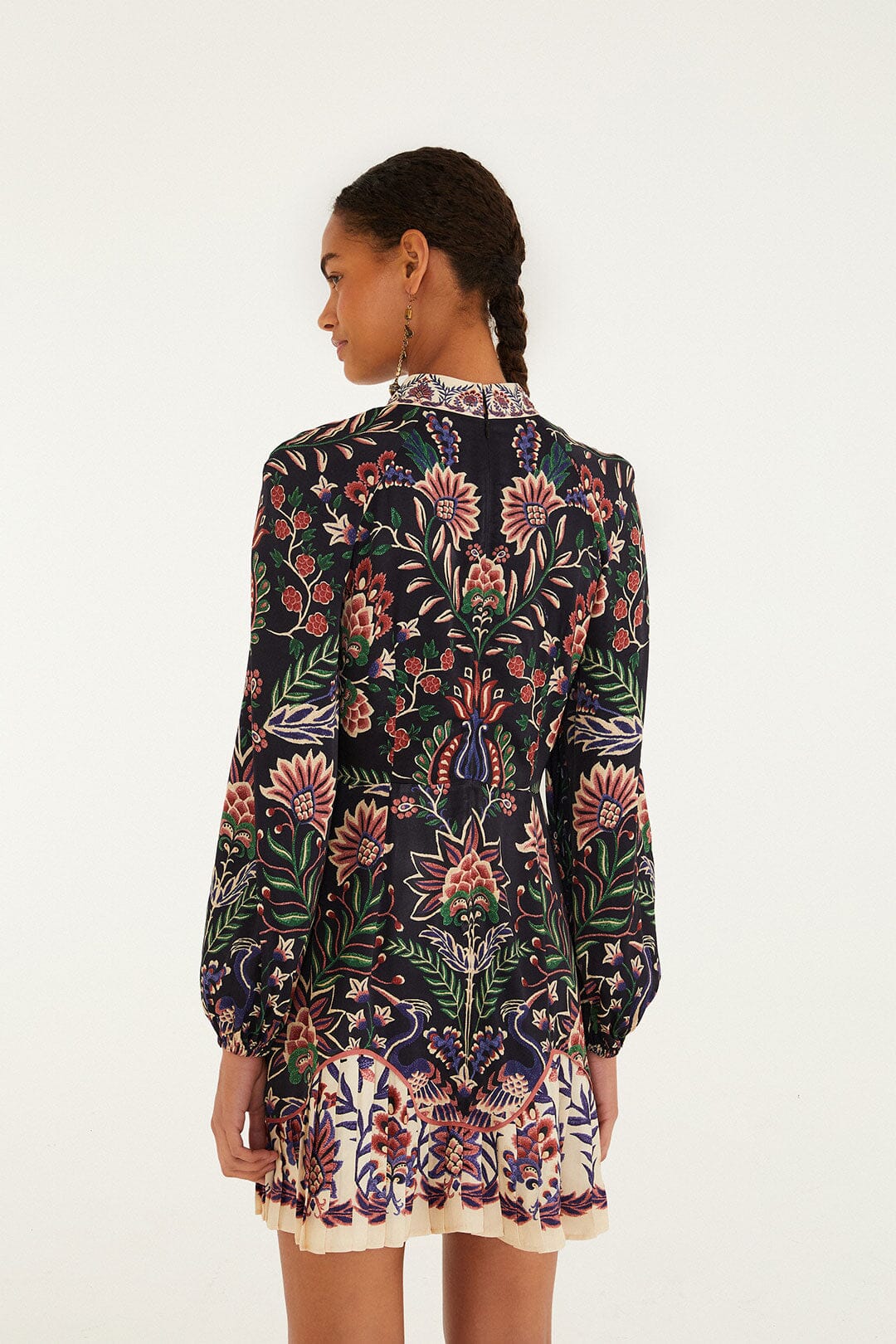 Black Marvelous Garden Lenzing™ Ecovero™ Mini Dress - Image 3