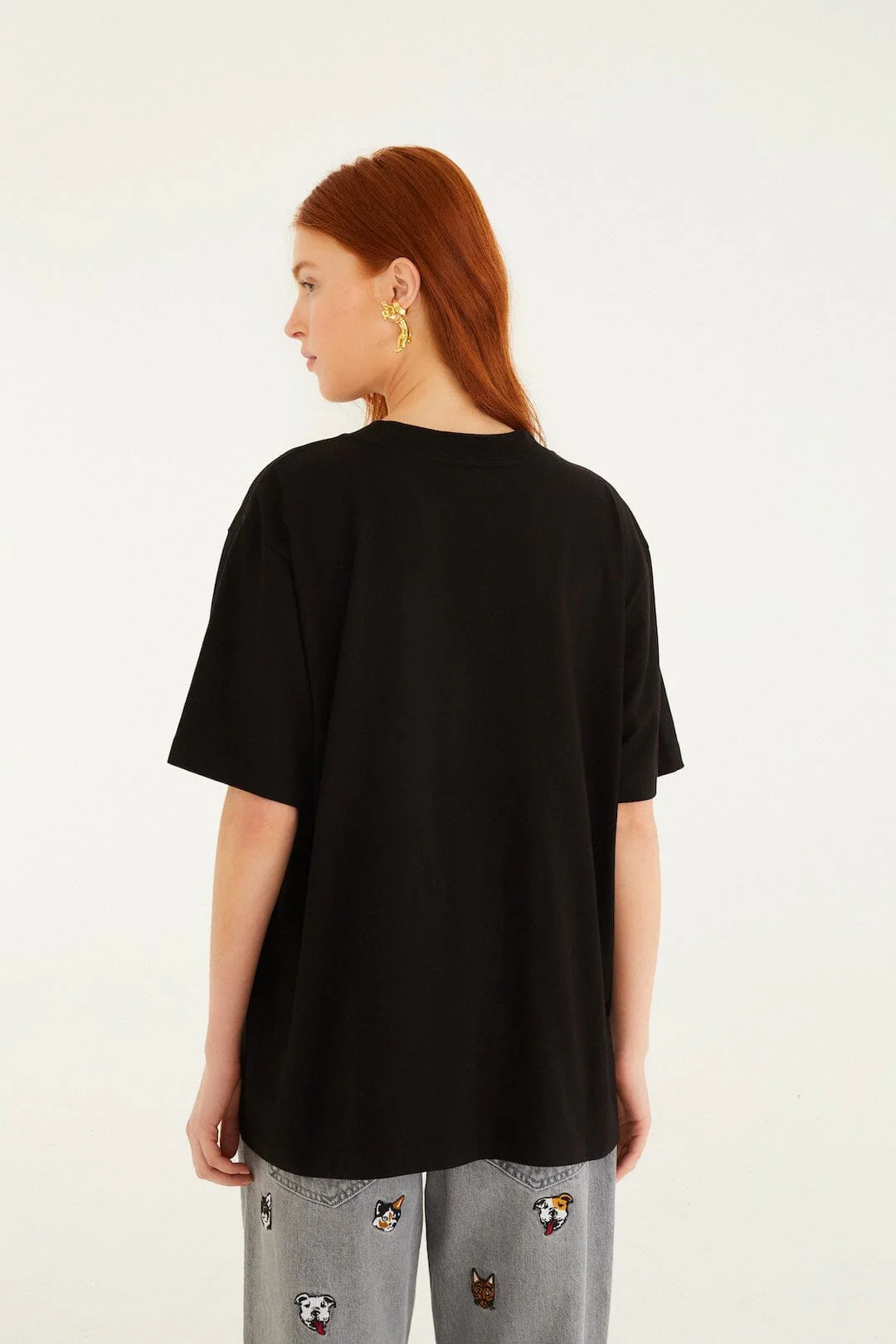 Black Meawrry Christmas Organic Cotton T-Shirt - Image 3