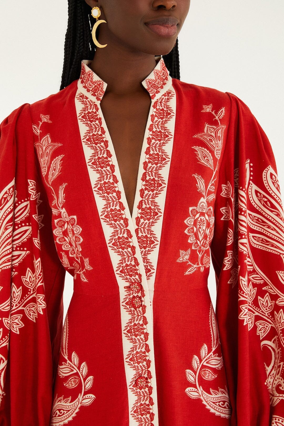 Red Miranda Lenzing Ecovero Euroflax Maxi Dress - Image 2