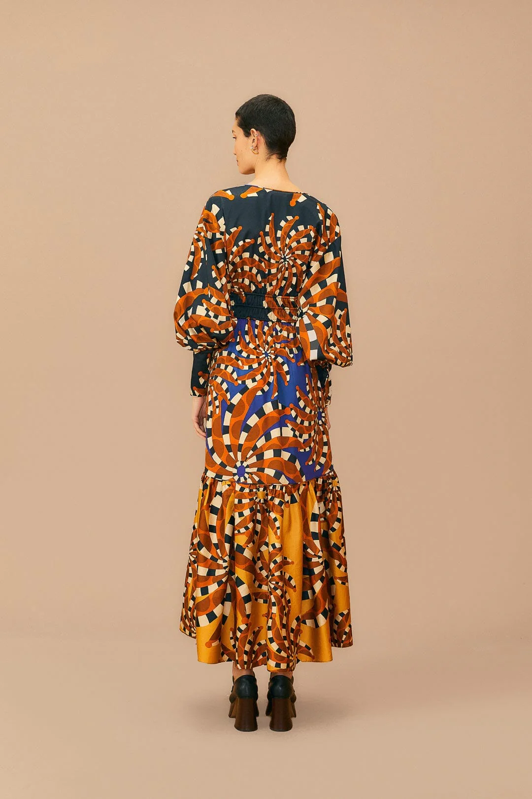 Mixed Bananada Long Sleeve Maxi Dress - Image 2
