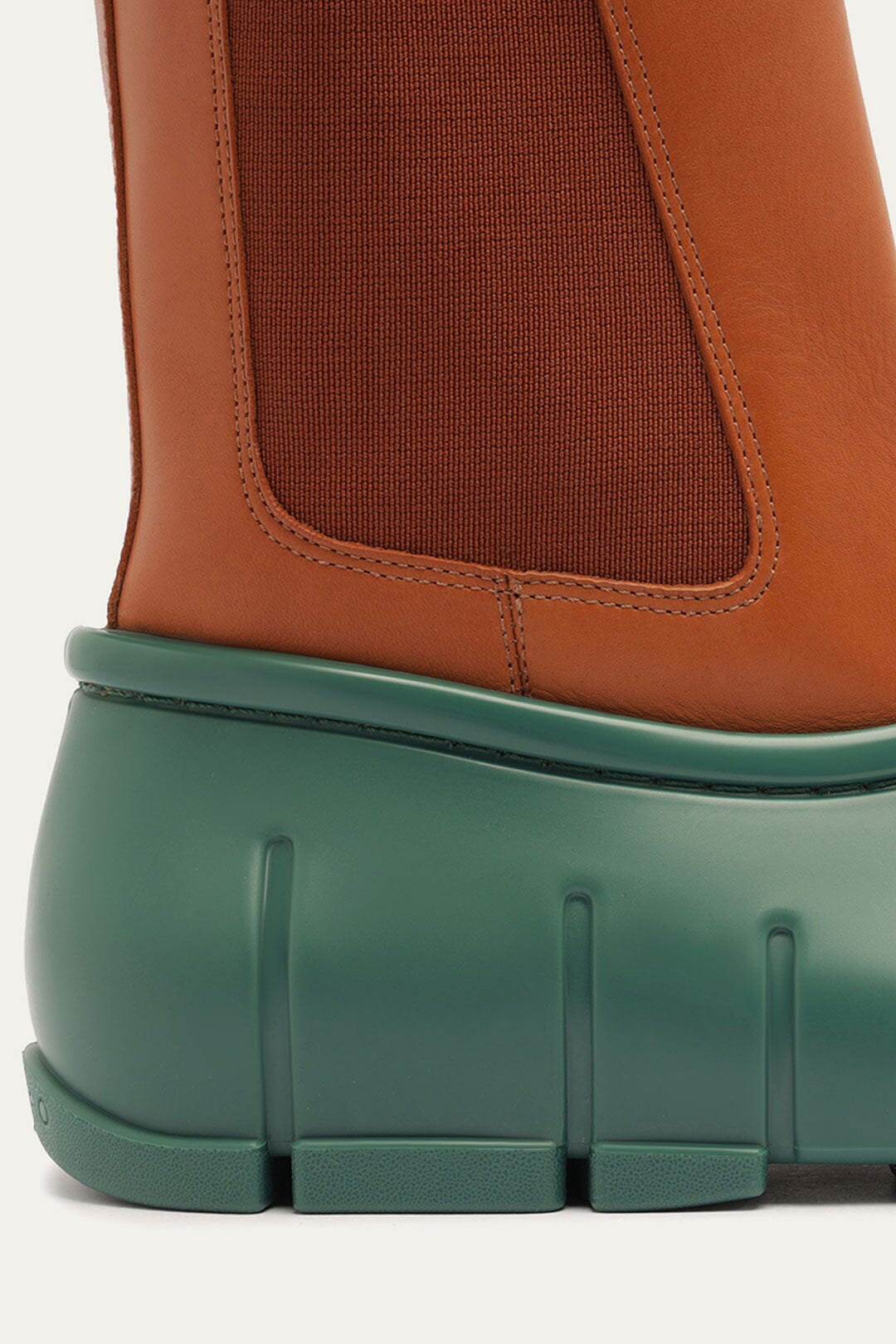 Forest Green Monstera Rain Chelsea Boot - Image 5
