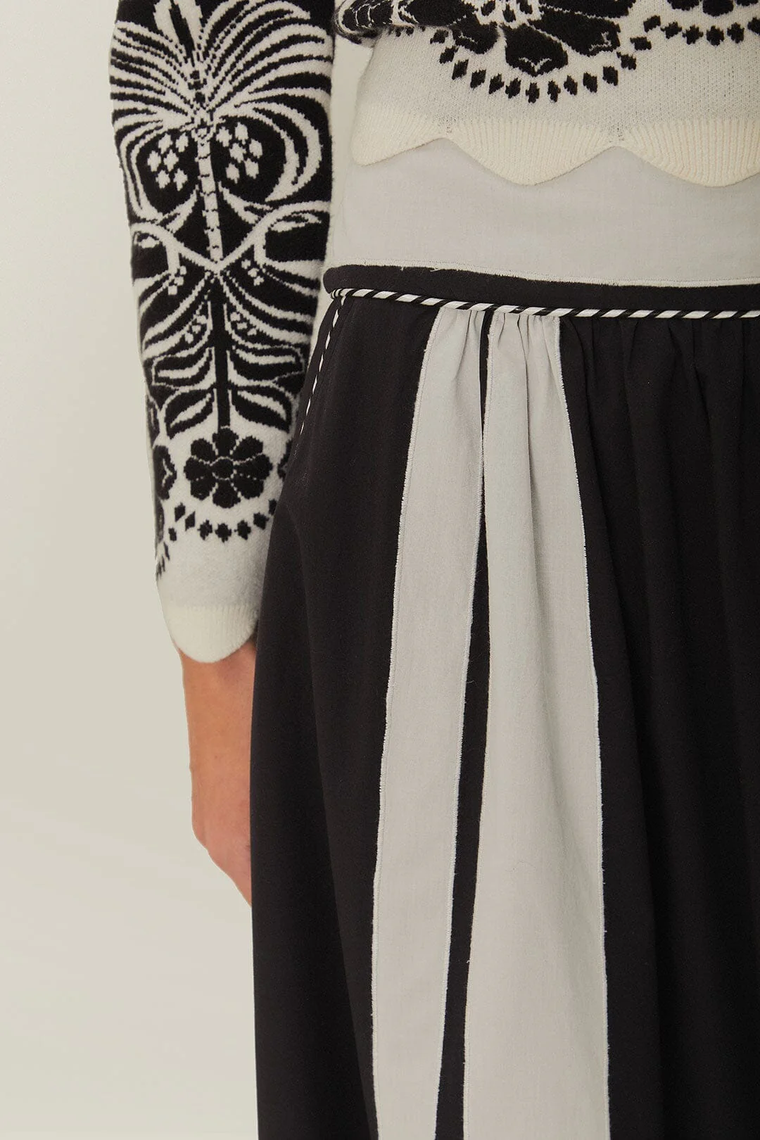 Black Nature Midi Skirt - Image 4