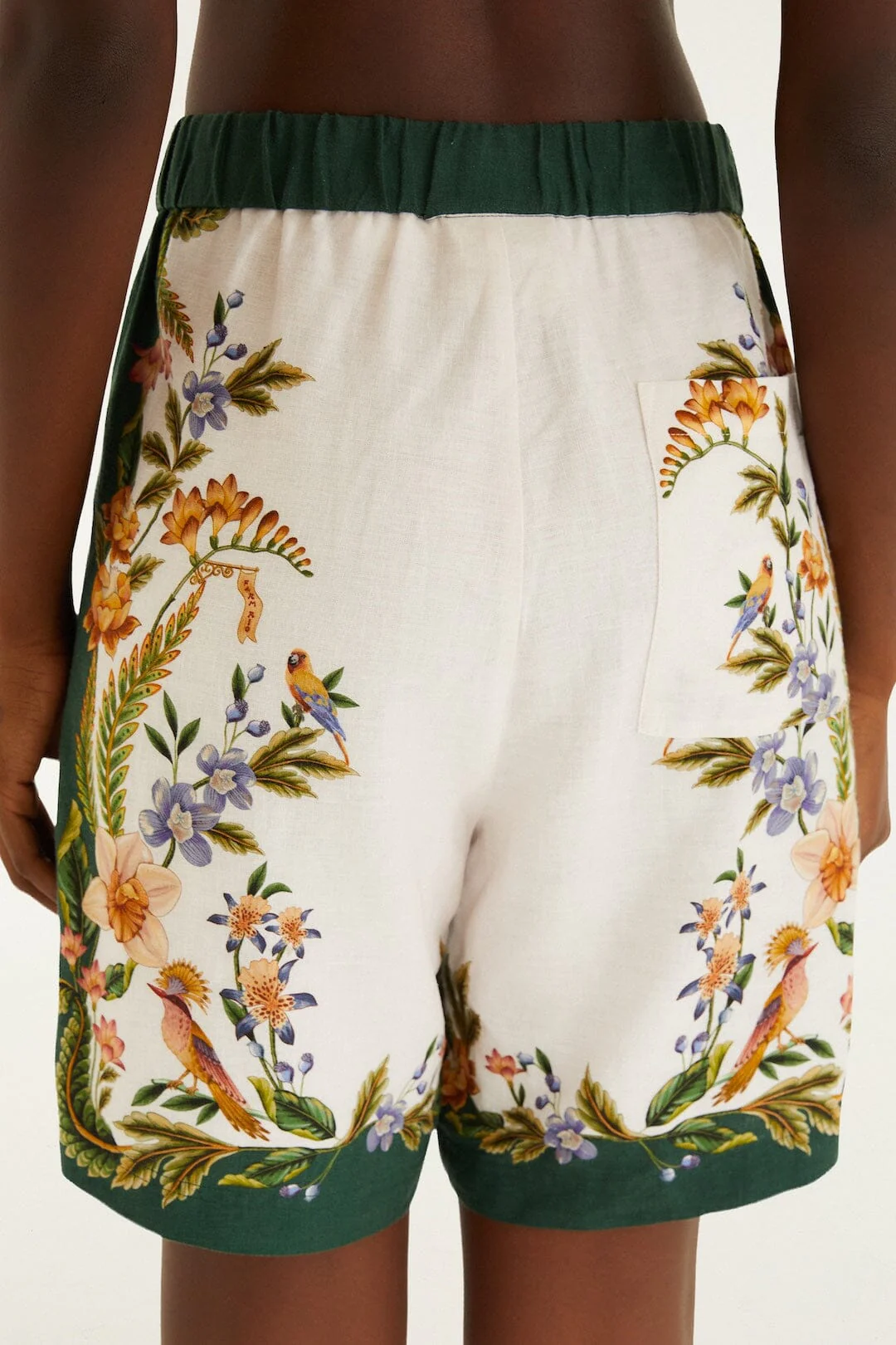 Off-White Nature Lenzing Ecovero Euroflax Shorts - Image 3