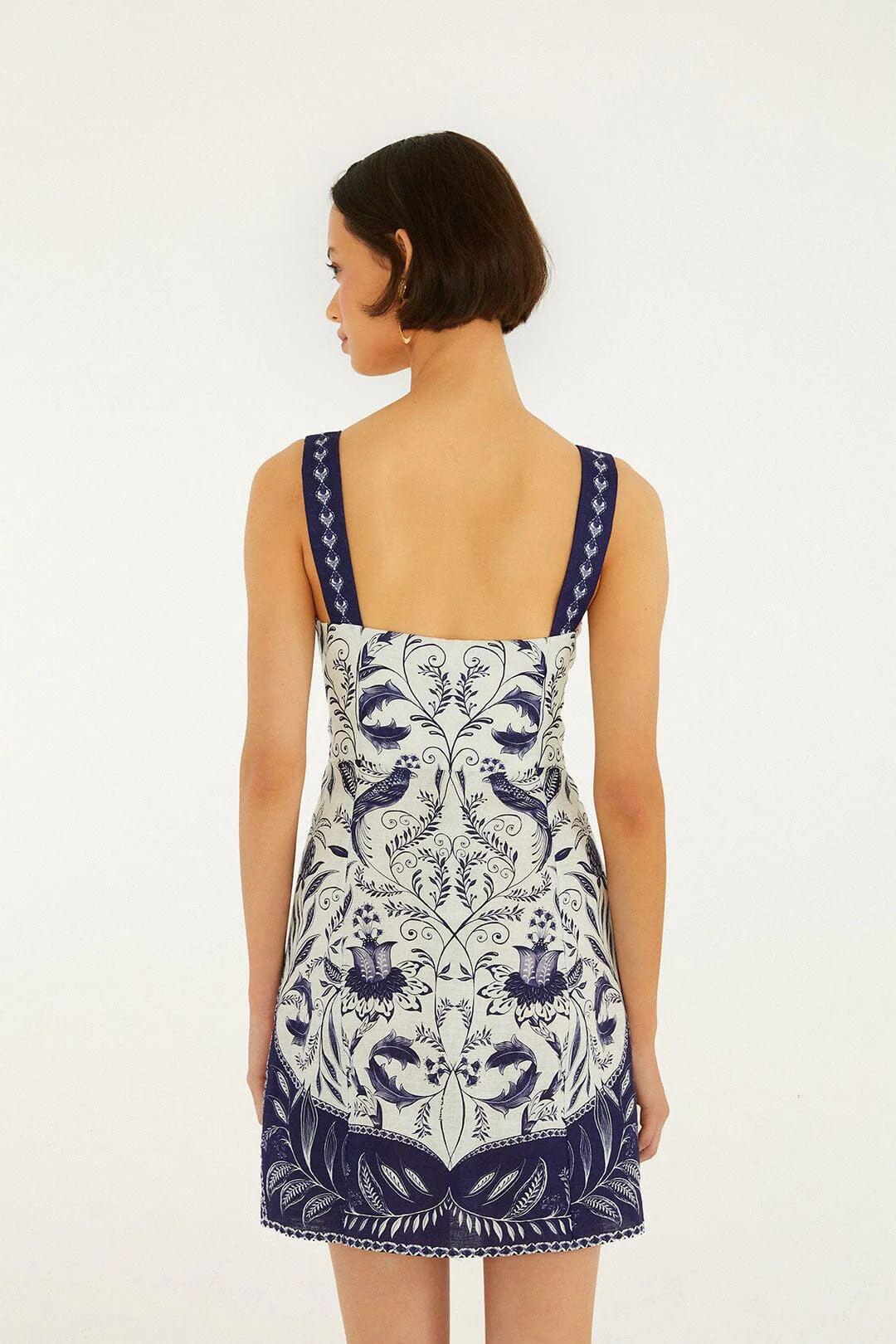 Off-White Nina Euroflax Premium Linen Mini Dress - Image 3