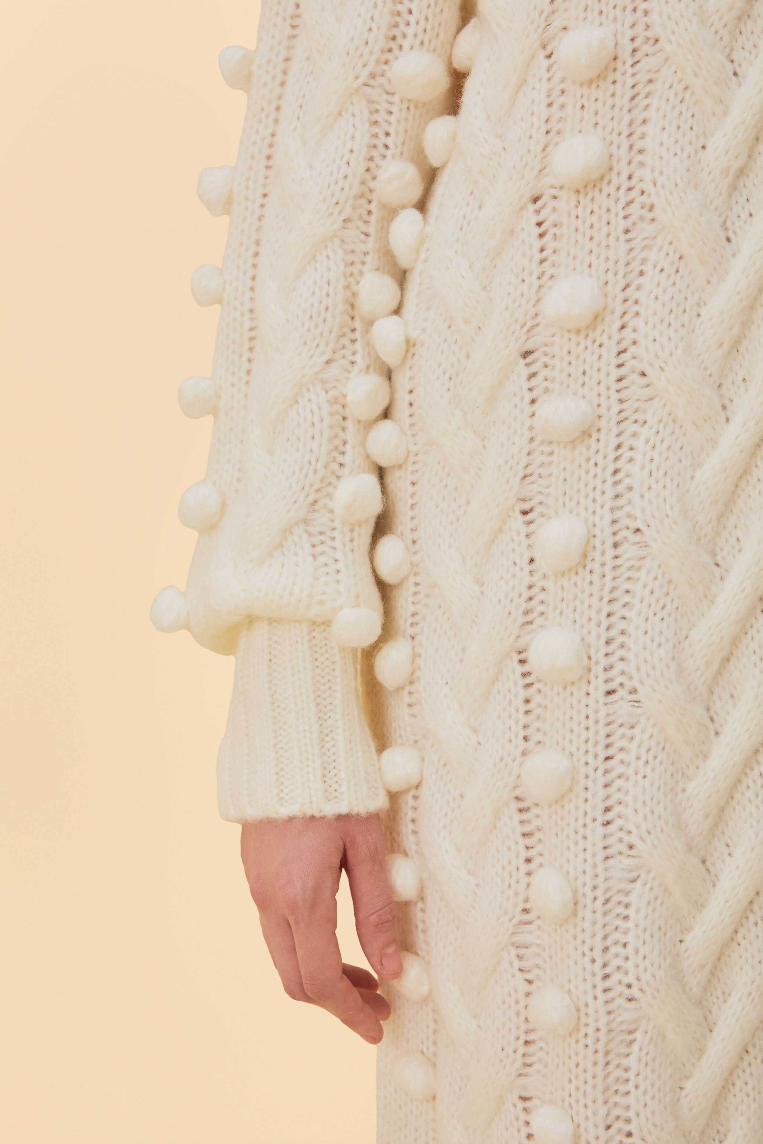 Off-White Braided Midi Sweater Dress - Image 5