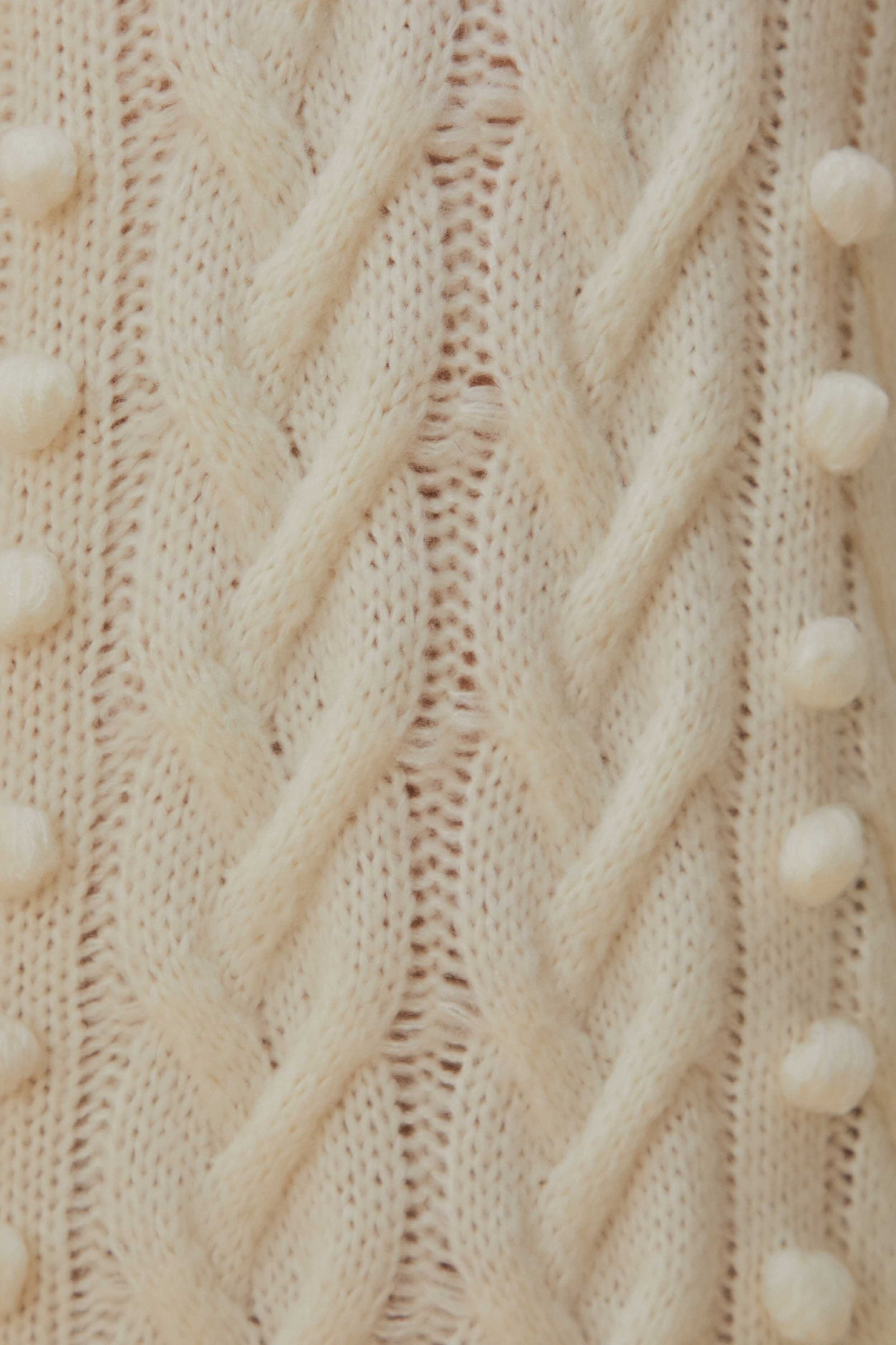 Off-White Braided Midi Sweater Dress - Image 6