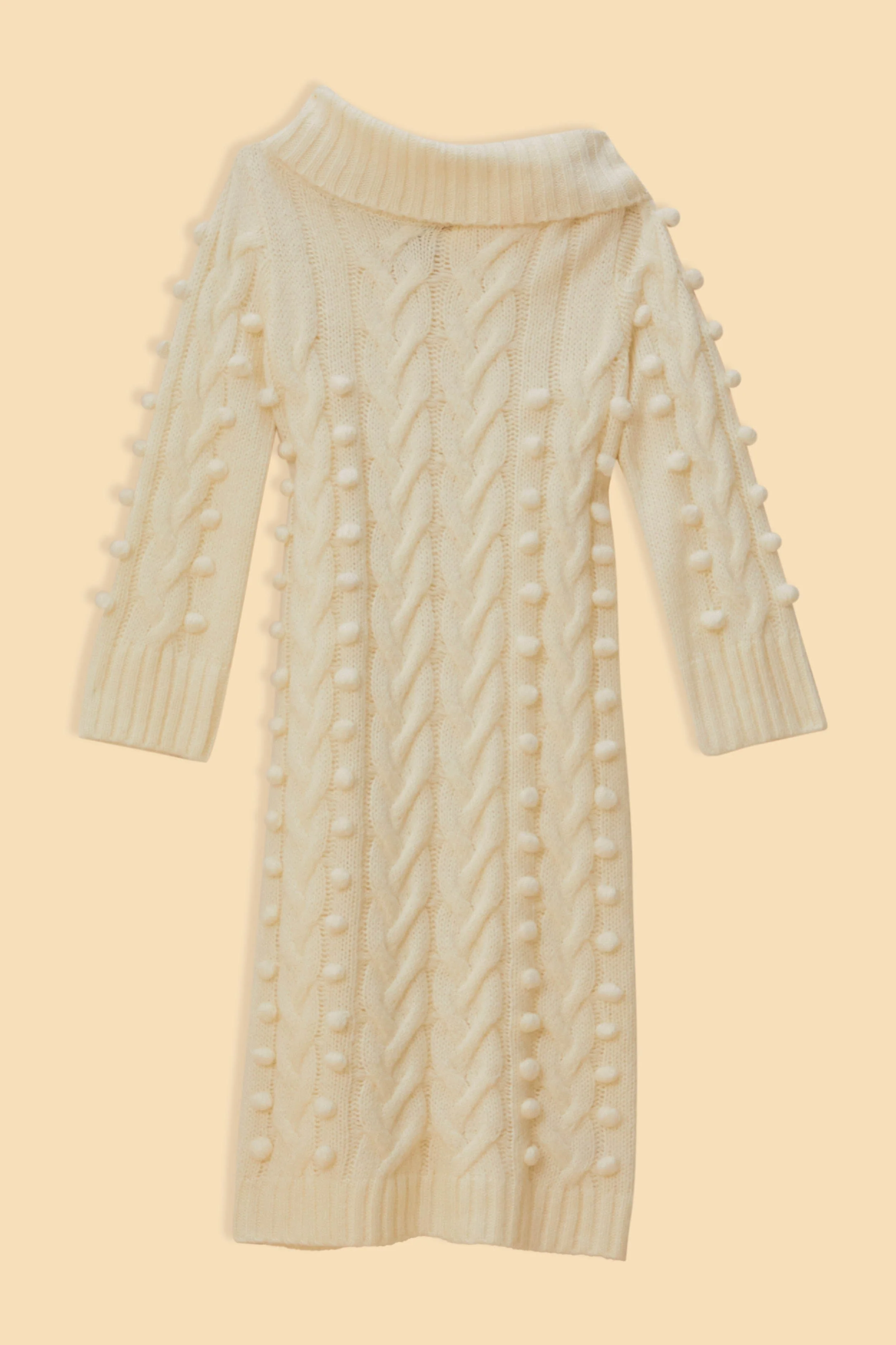 Off-White Braided Midi Sweater Dress - Image 7