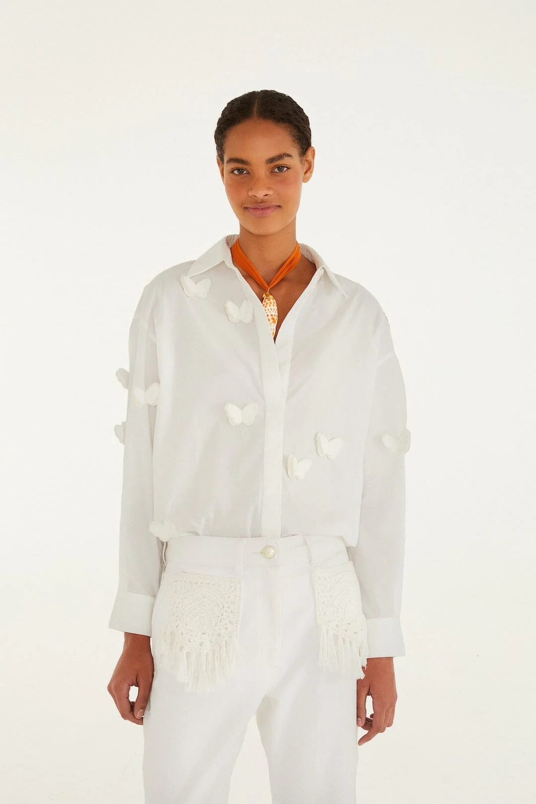 Off-White Butterflies Blouse