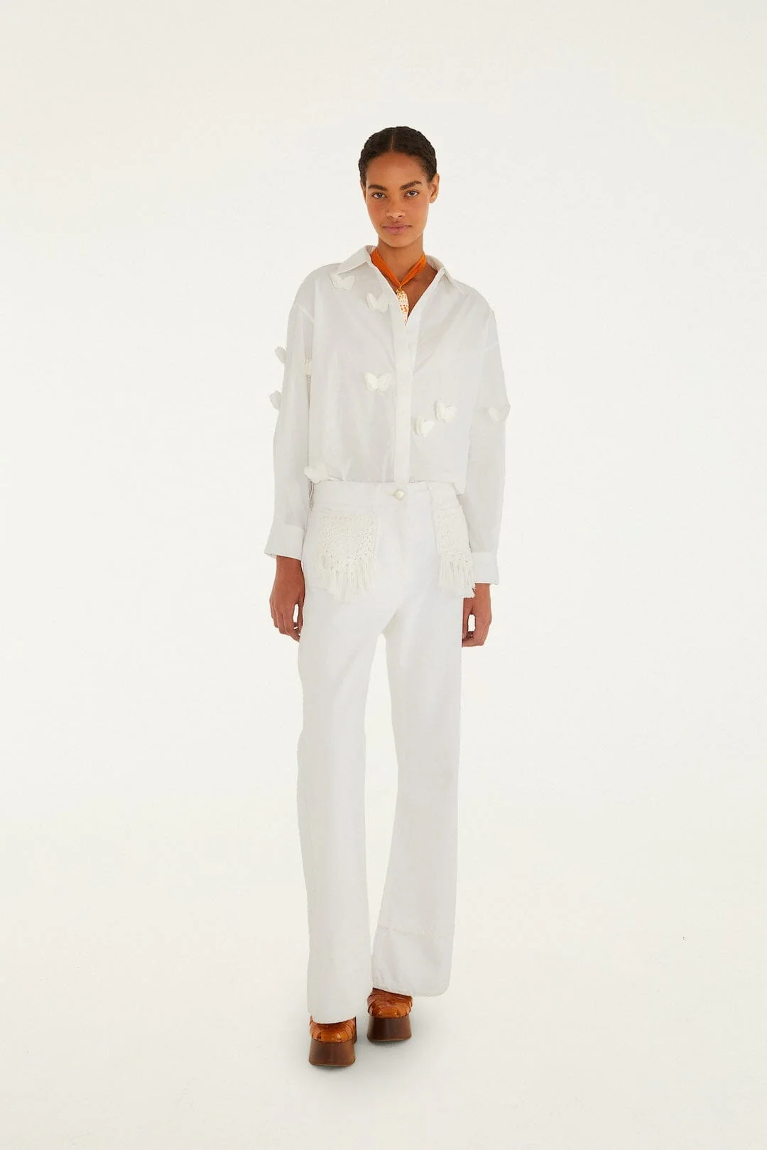 Off-White Butterflies Blouse - Image 4