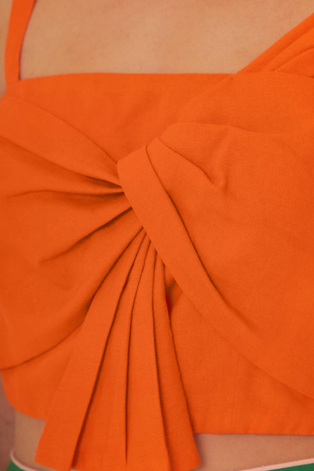 Orange Front Bow Top - Image 5