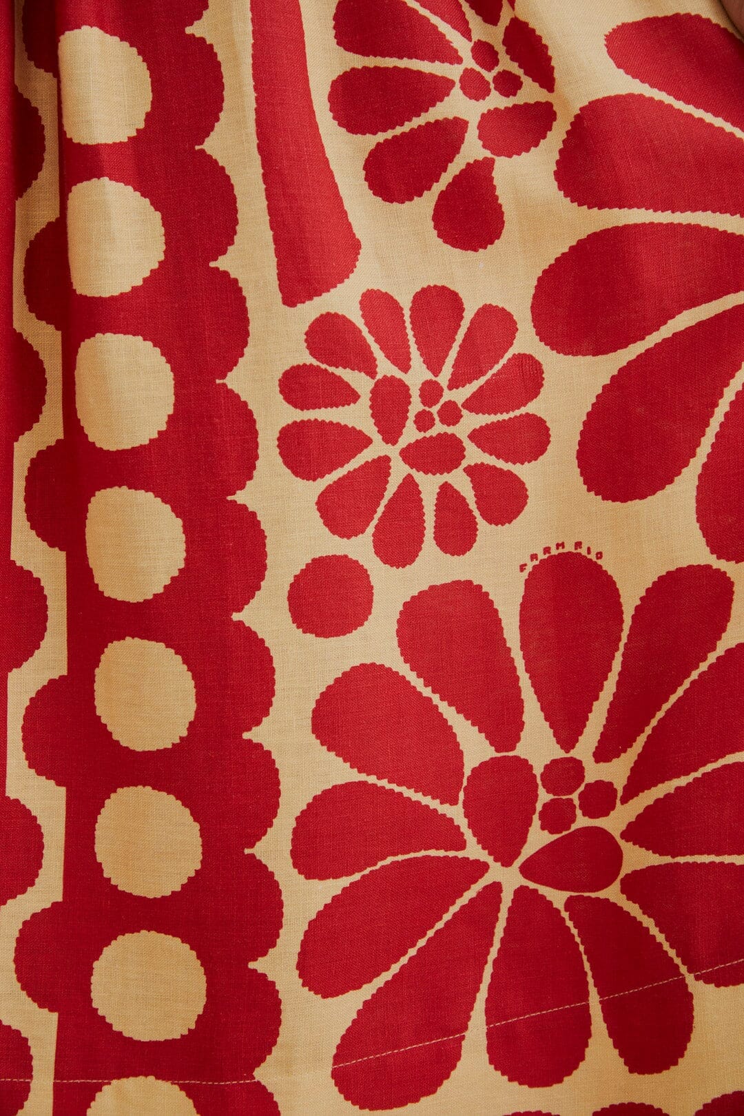 Red Palermo Sleeveless Midi Dress - Image 6