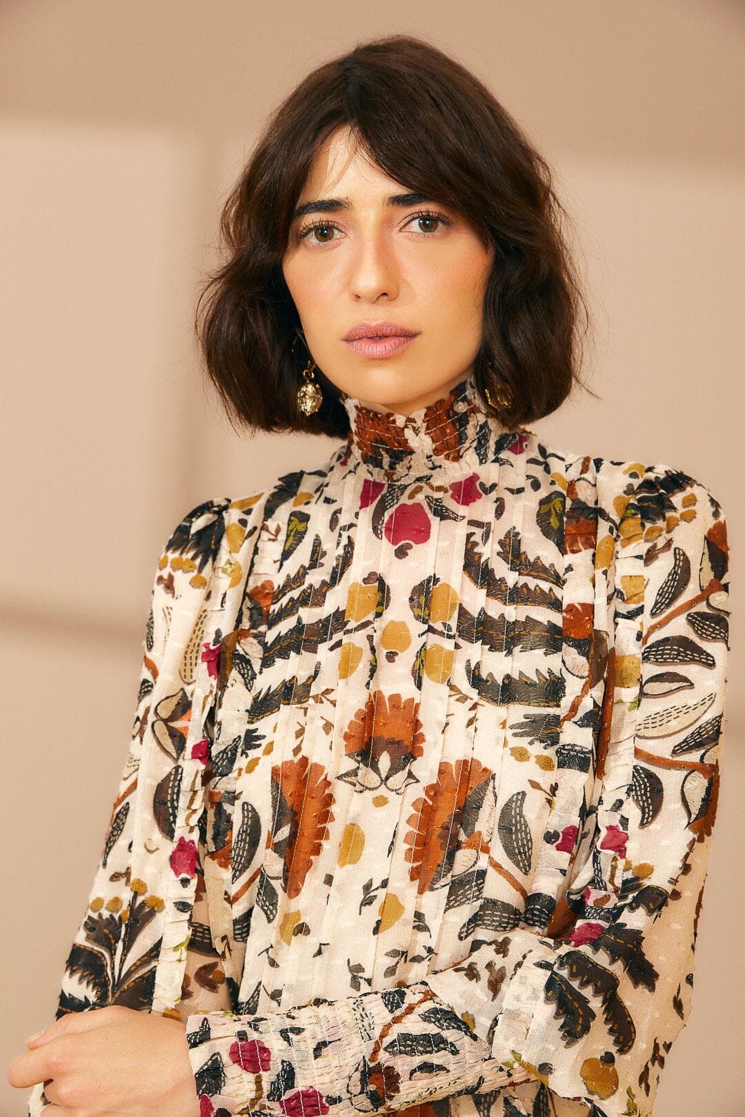 Sand Palms Paradise High Neck Mini Dress - Image 2