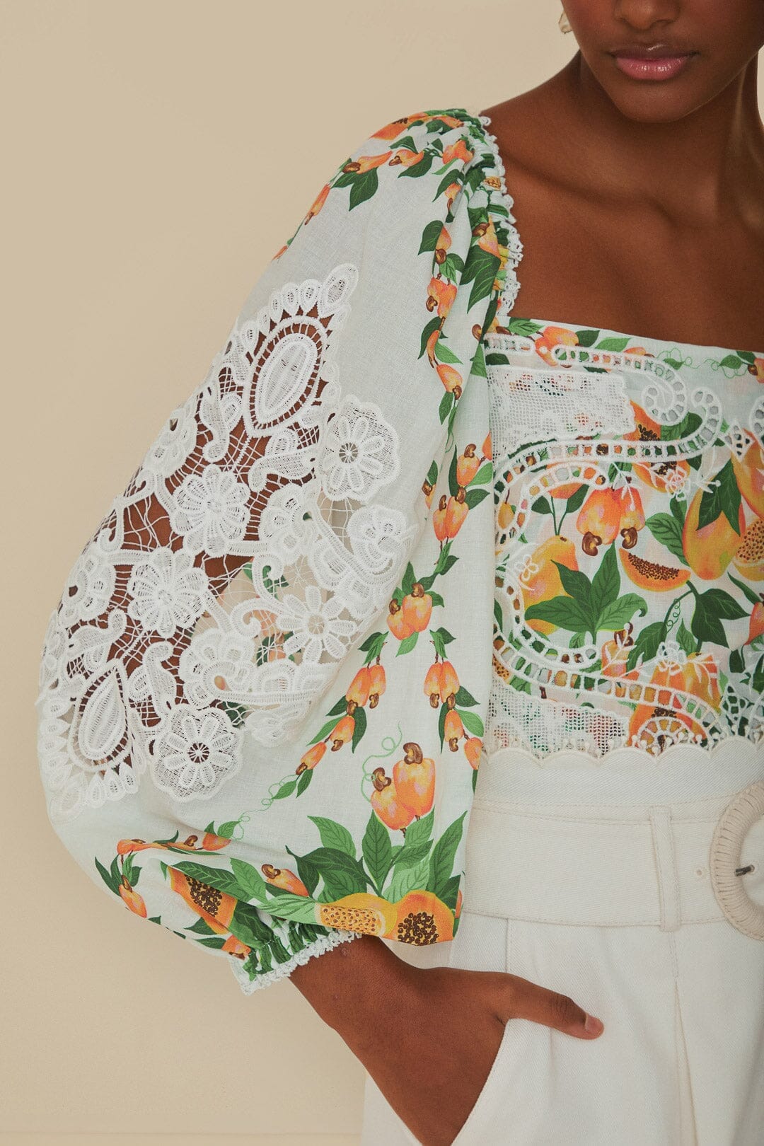 Off-White Papaya Salad Blouse - Image 3
