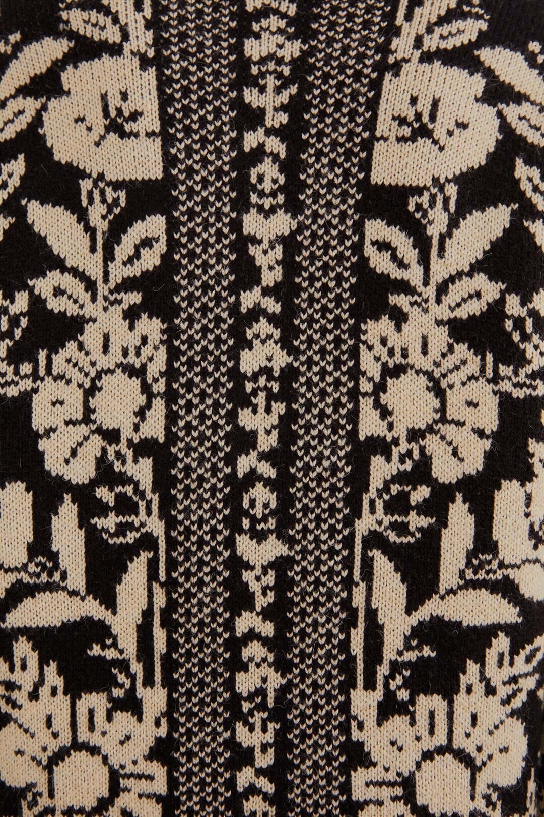Black Pineapple Garden Mini Sweater Dress - Image 7