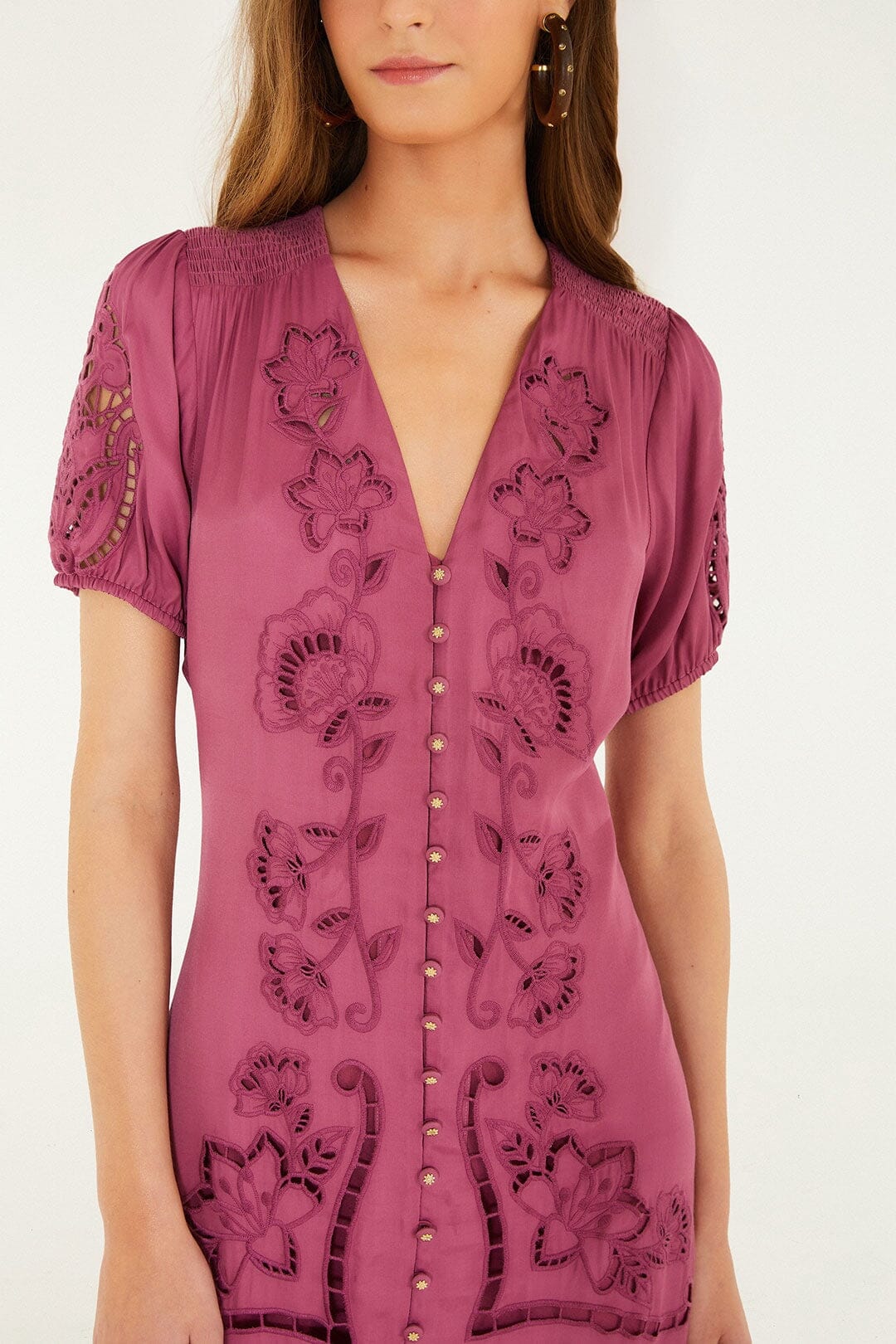 Pink Richelieu Lenzing™ Ecovero™ Viscose Maxi Dress - Image 2