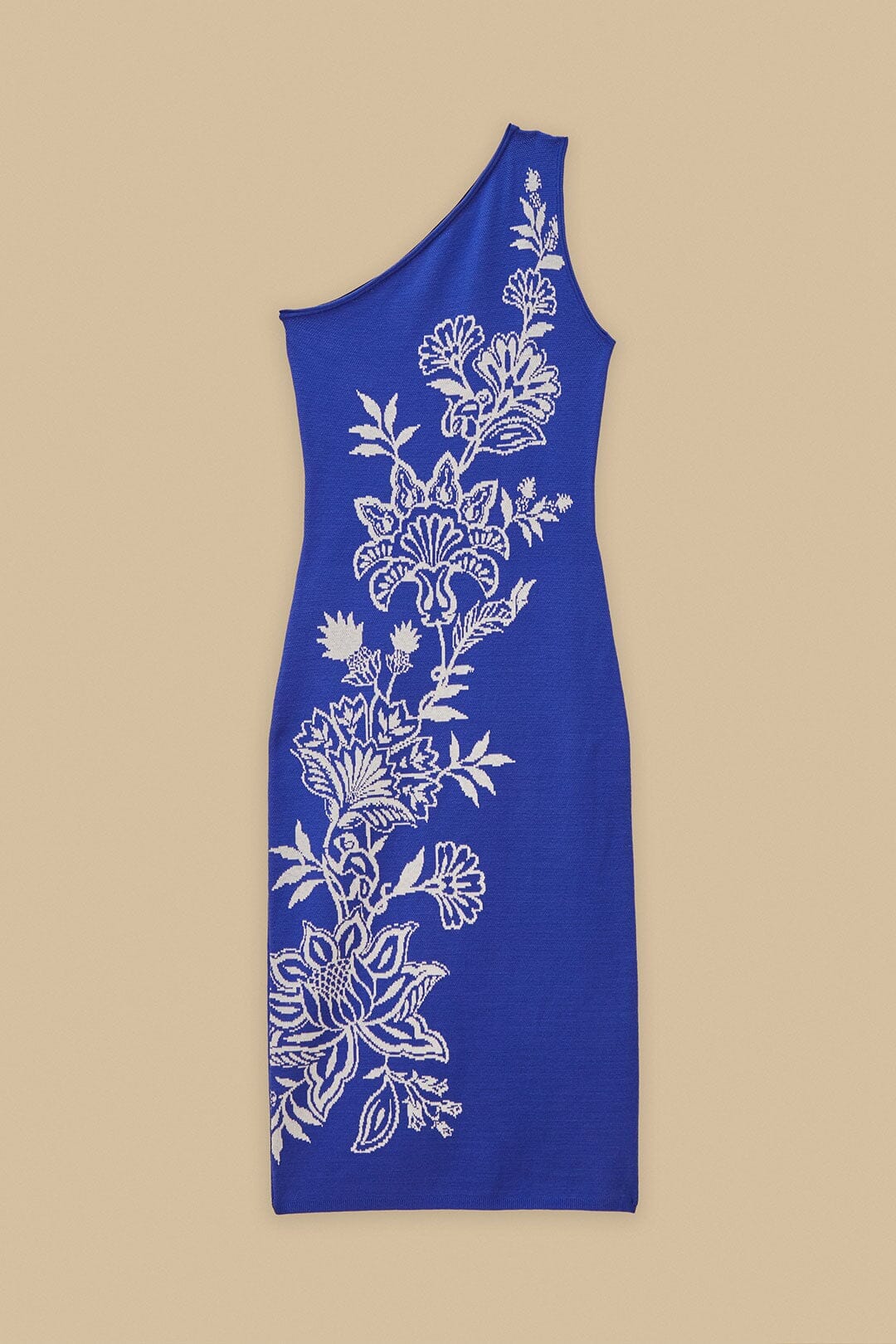Blue Porcelain Garden Knit Midi Dress - Image 5