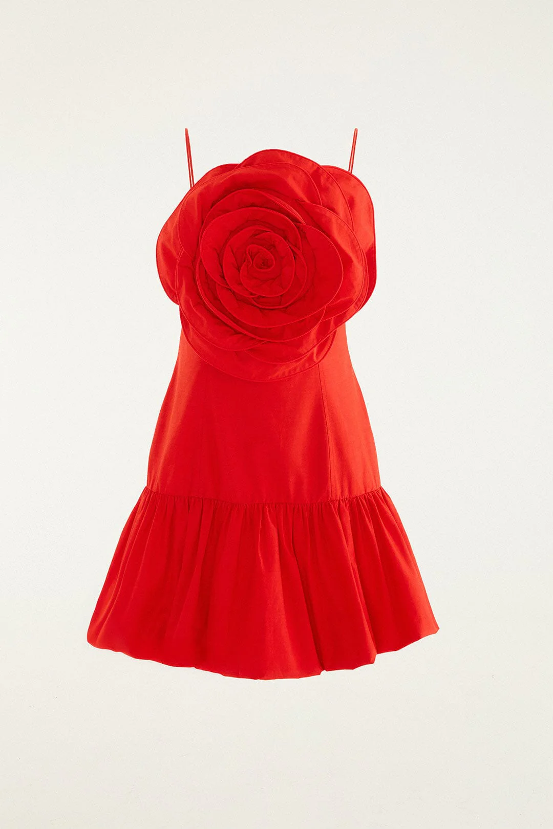 Red Balloon Mini Dress - Image 6