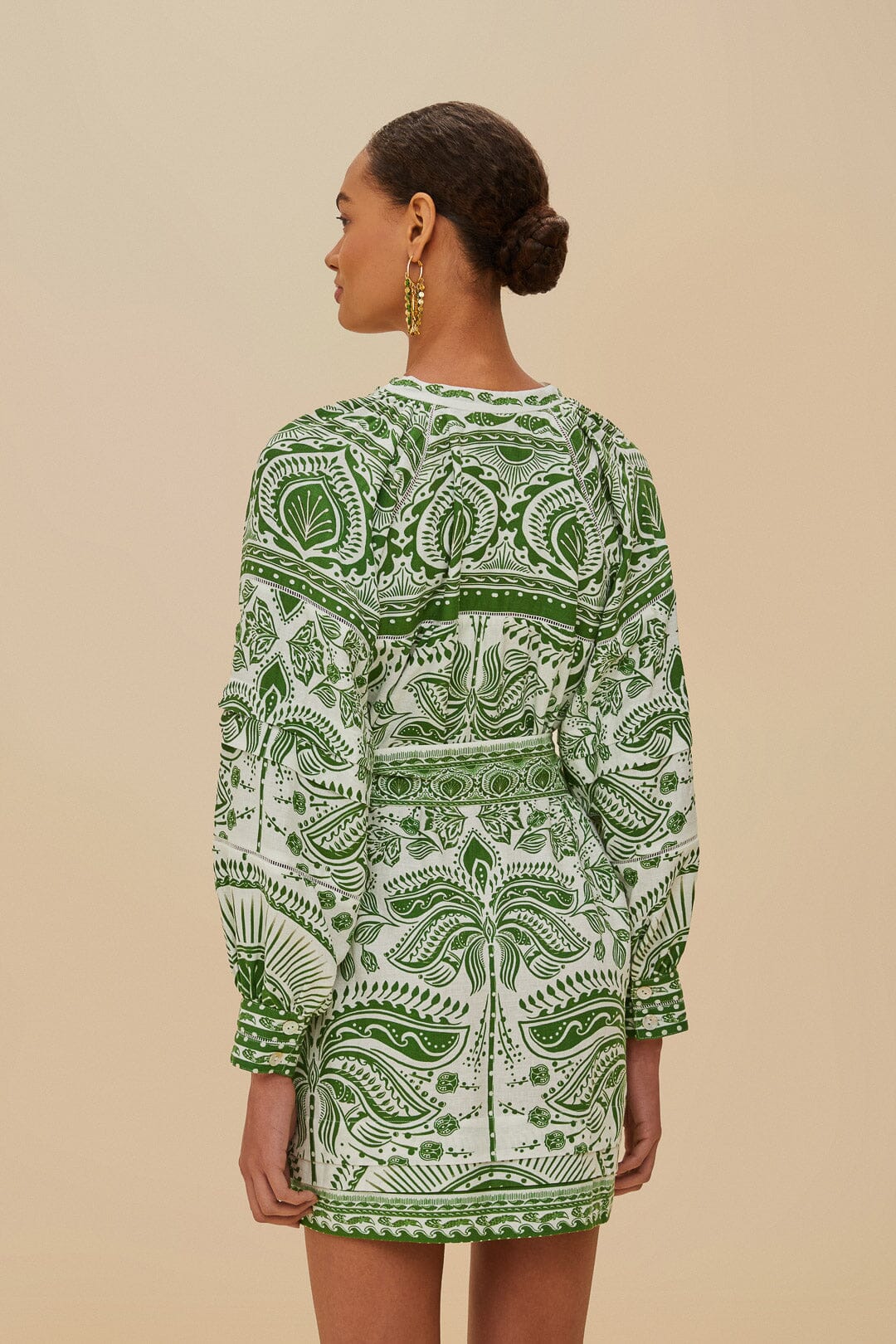 Green River Ride LENZING™ ECOVERO™ Euroflax™ Mini Dress - Image 3