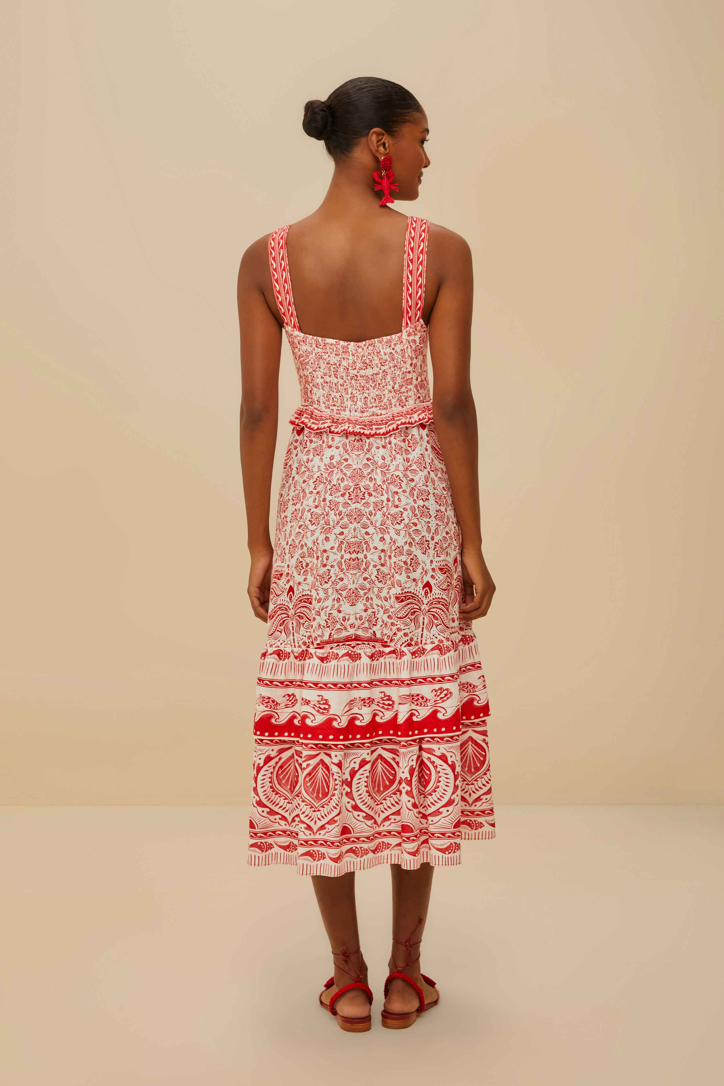 Red River Ride LENZING™ ECOVERO™ Euroflax™ Midi Dress - Image 3