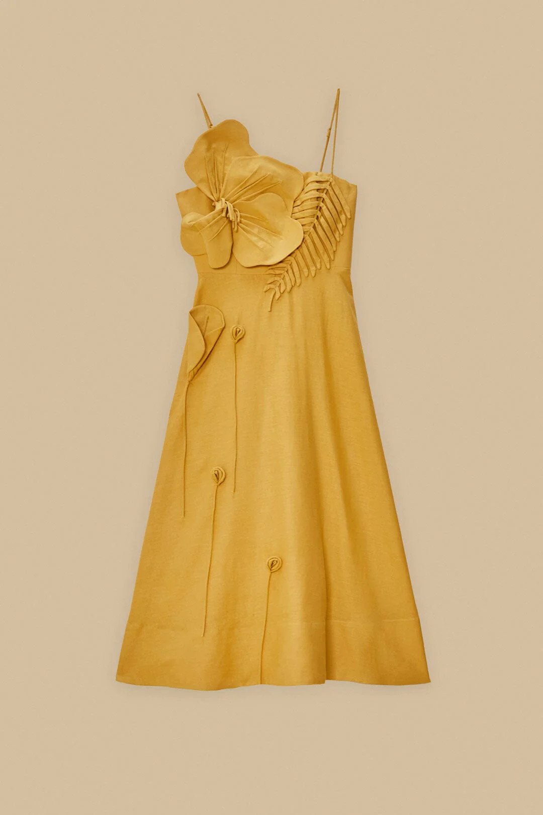 Sand Garden LENZING™ ECOVERO™ Euroflax™ Midi Dress - Image 4
