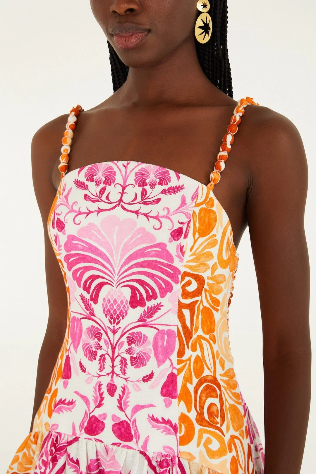 Off-White Santorini Euroflax Premium Linen Midi Dress - Image 2