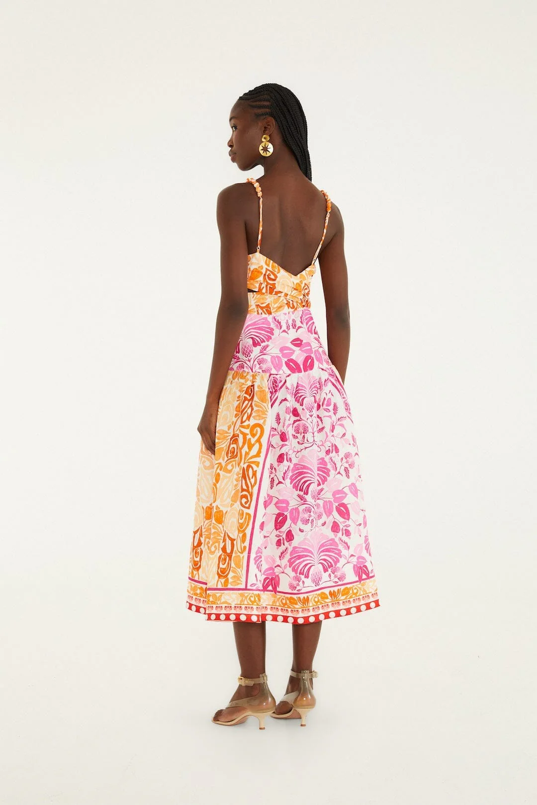 Off-White Santorini Euroflax Premium Linen Midi Dress - Image 3