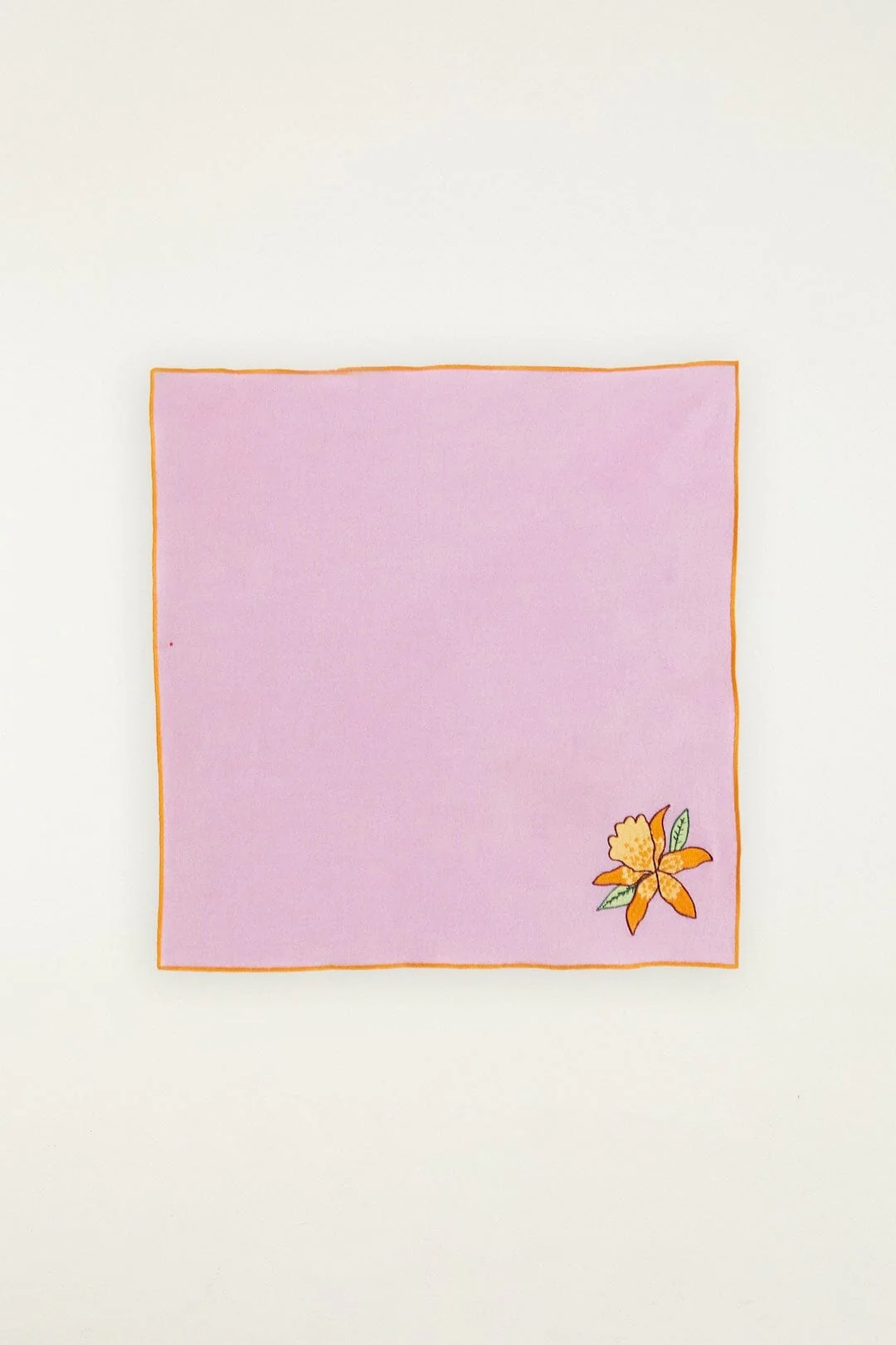 Floral Nature Embroidered Set Of 2 Cloth Napkins - Image 4