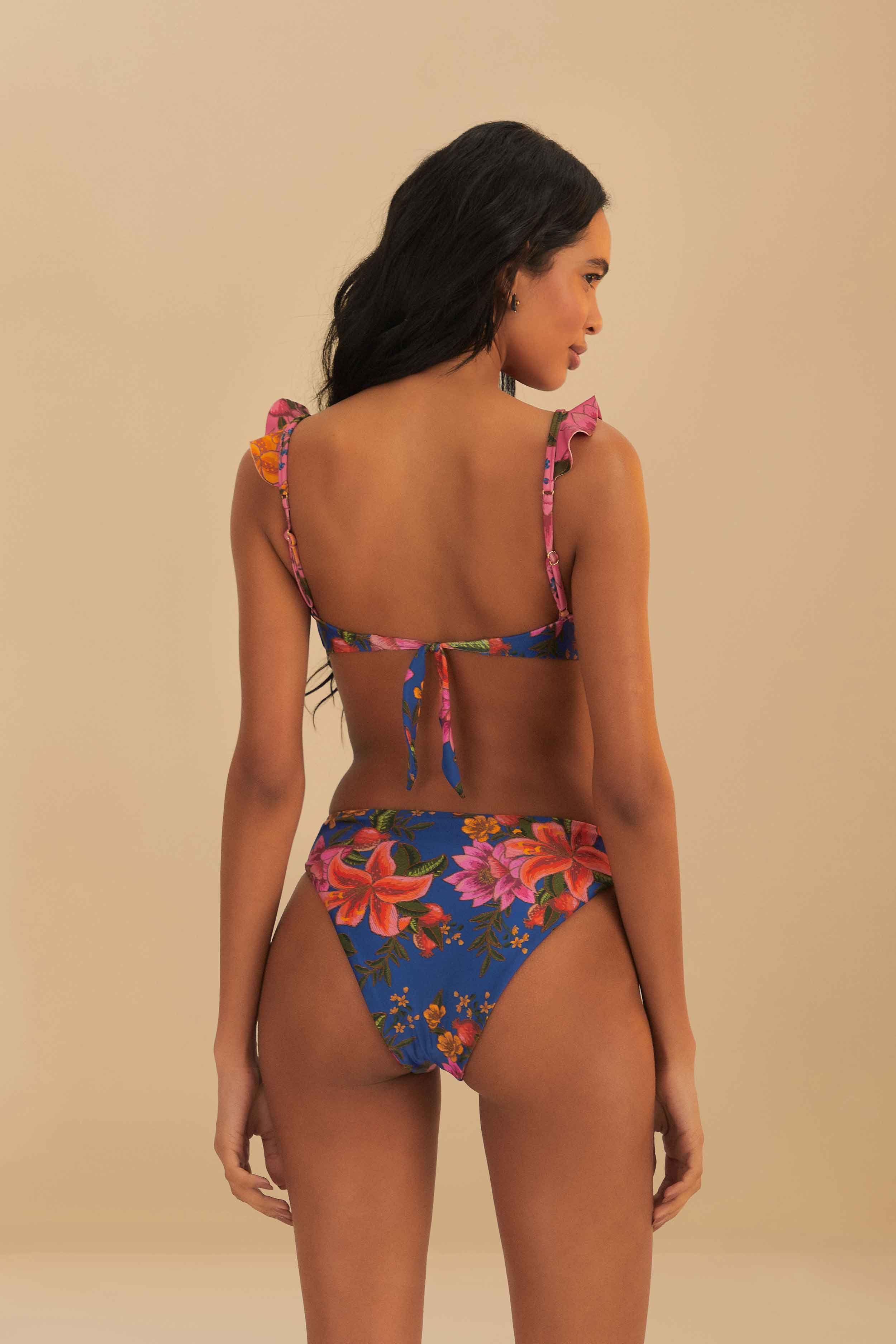 SUMMER FRUIT HIGH WAIST BIKINI BOTTOM - Image 5