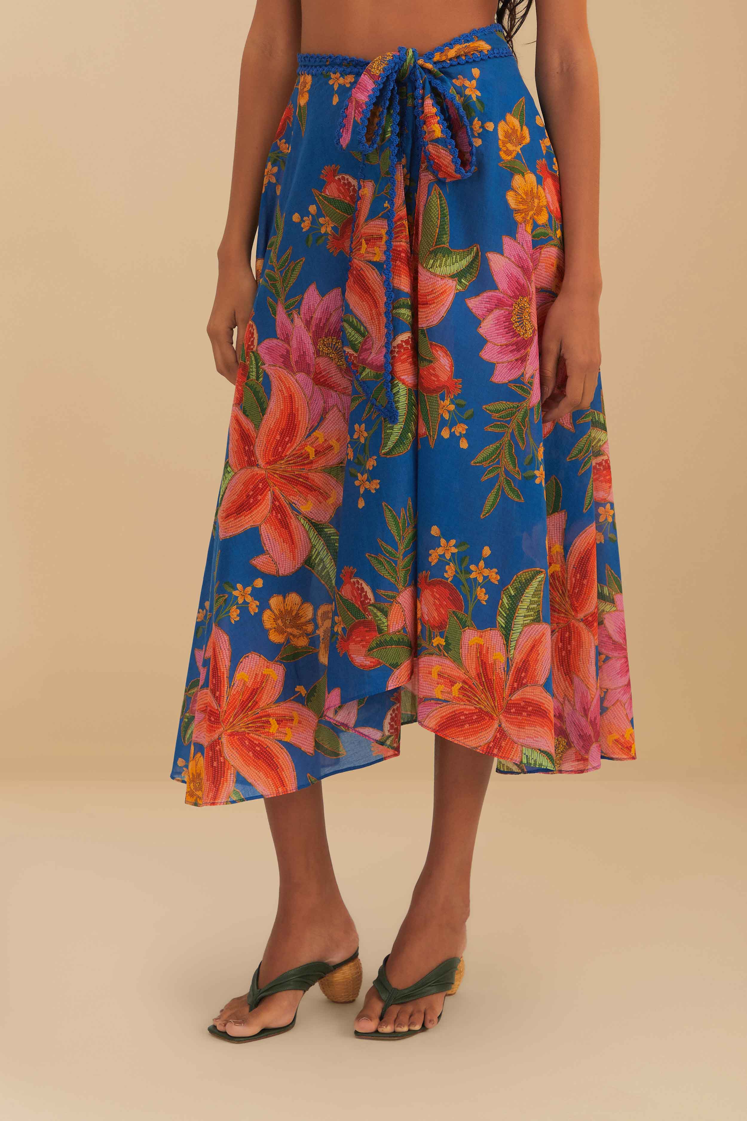 SUMMER FRUIT MIDI SKIRT - Image 3