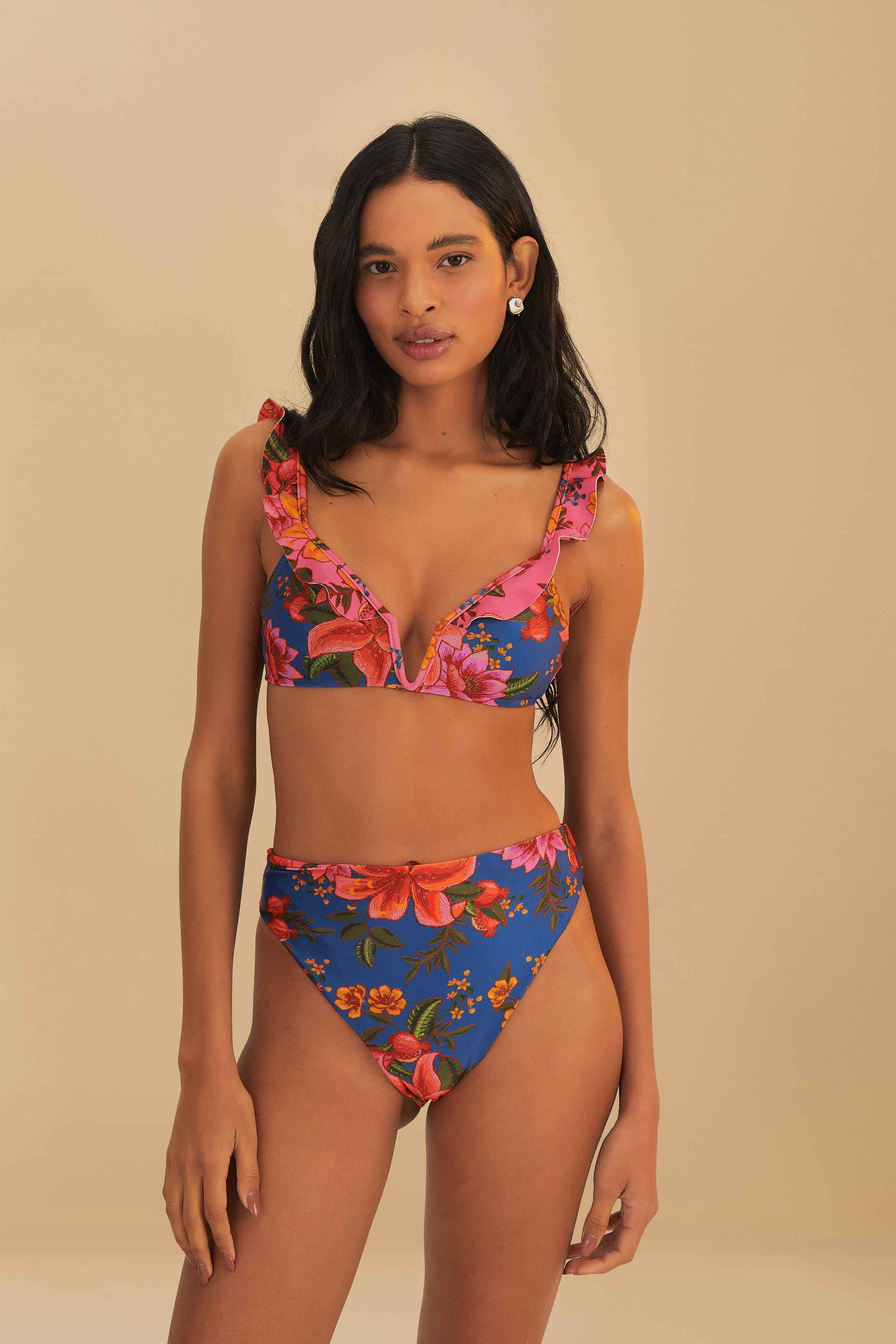 SUMMER FRUIT UNDER WIRE BIKINI TOP - Image 2