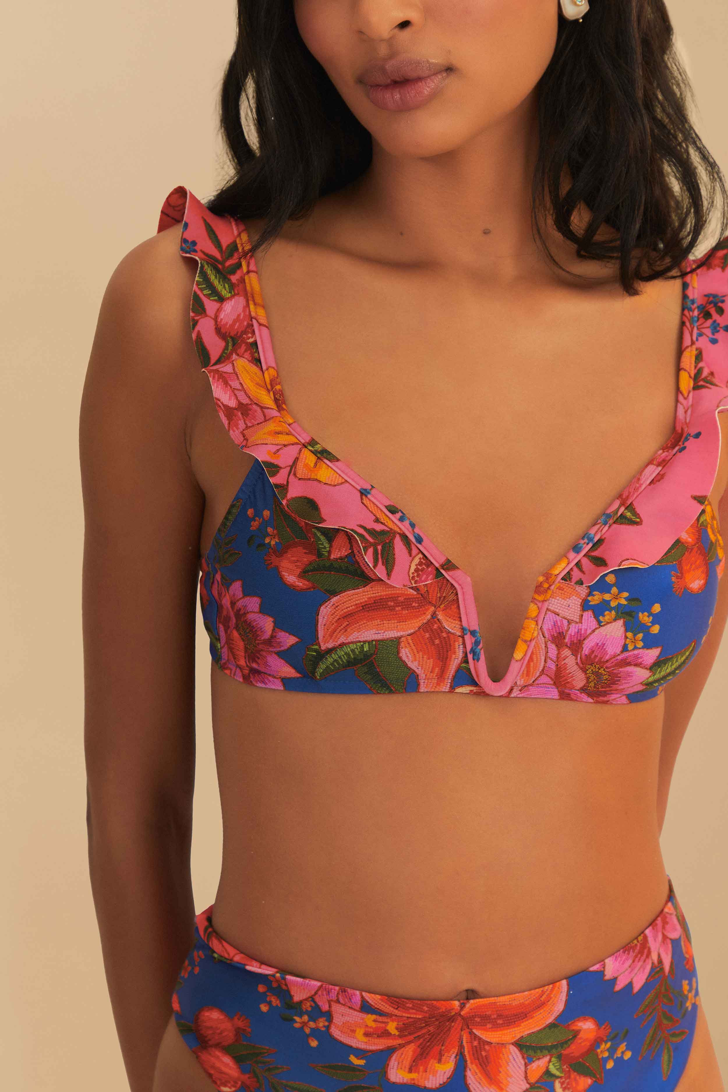 SUMMER FRUIT UNDER WIRE BIKINI TOP - Image 3
