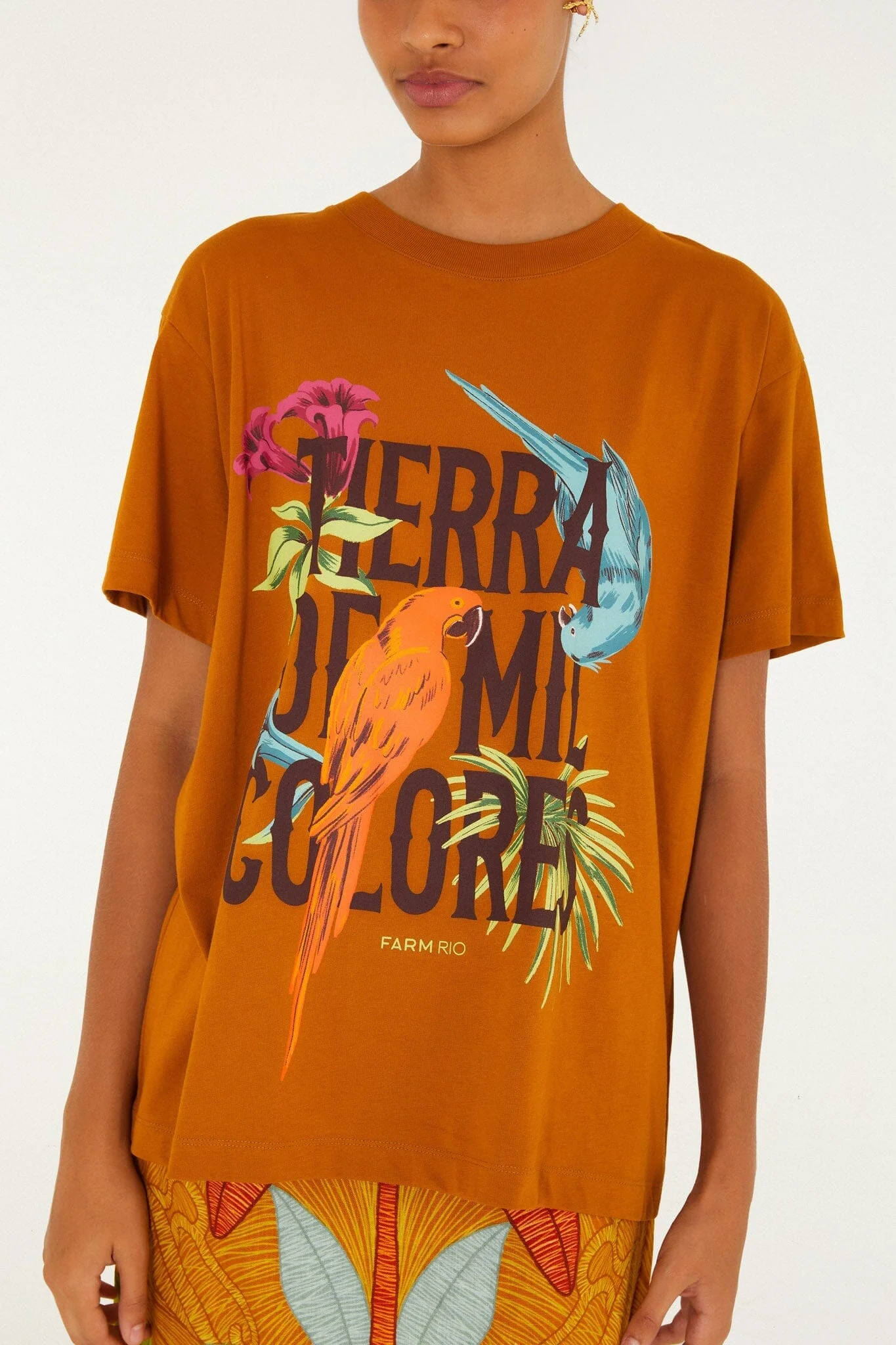 Terra De Mil Colores Organic Cotton Relaxed T-Shirt - Image 2