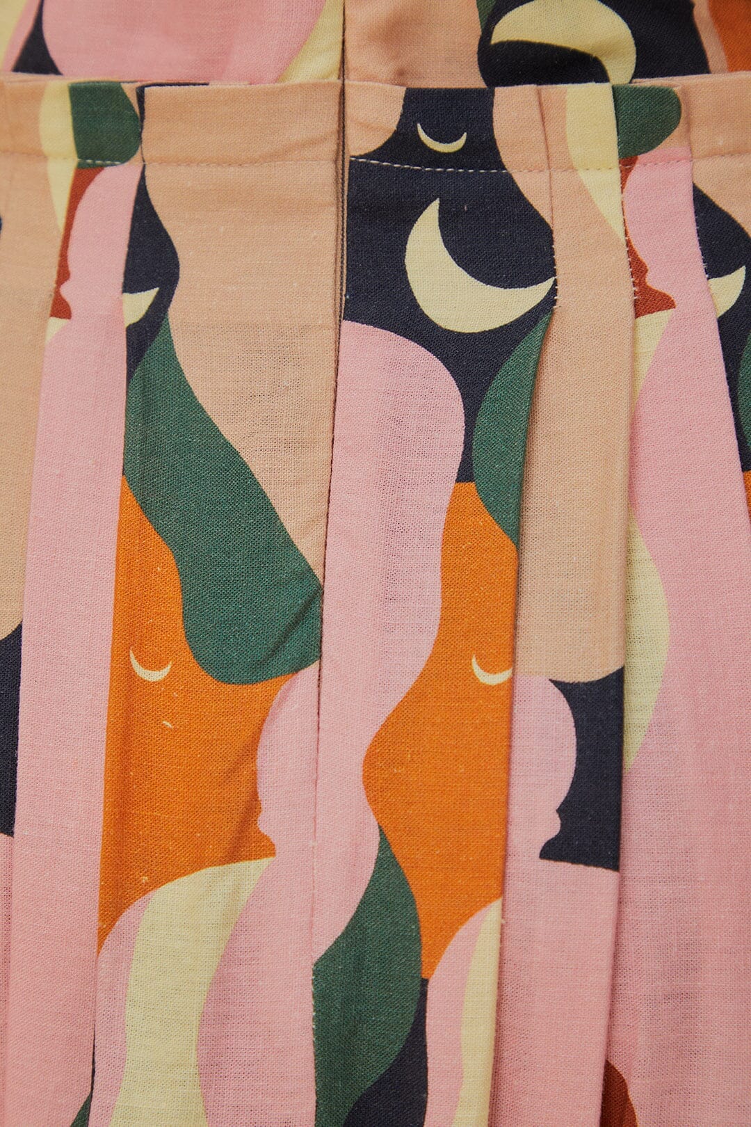 The Kiss Multicolor Sleeveless Midi Dress - Image 6
