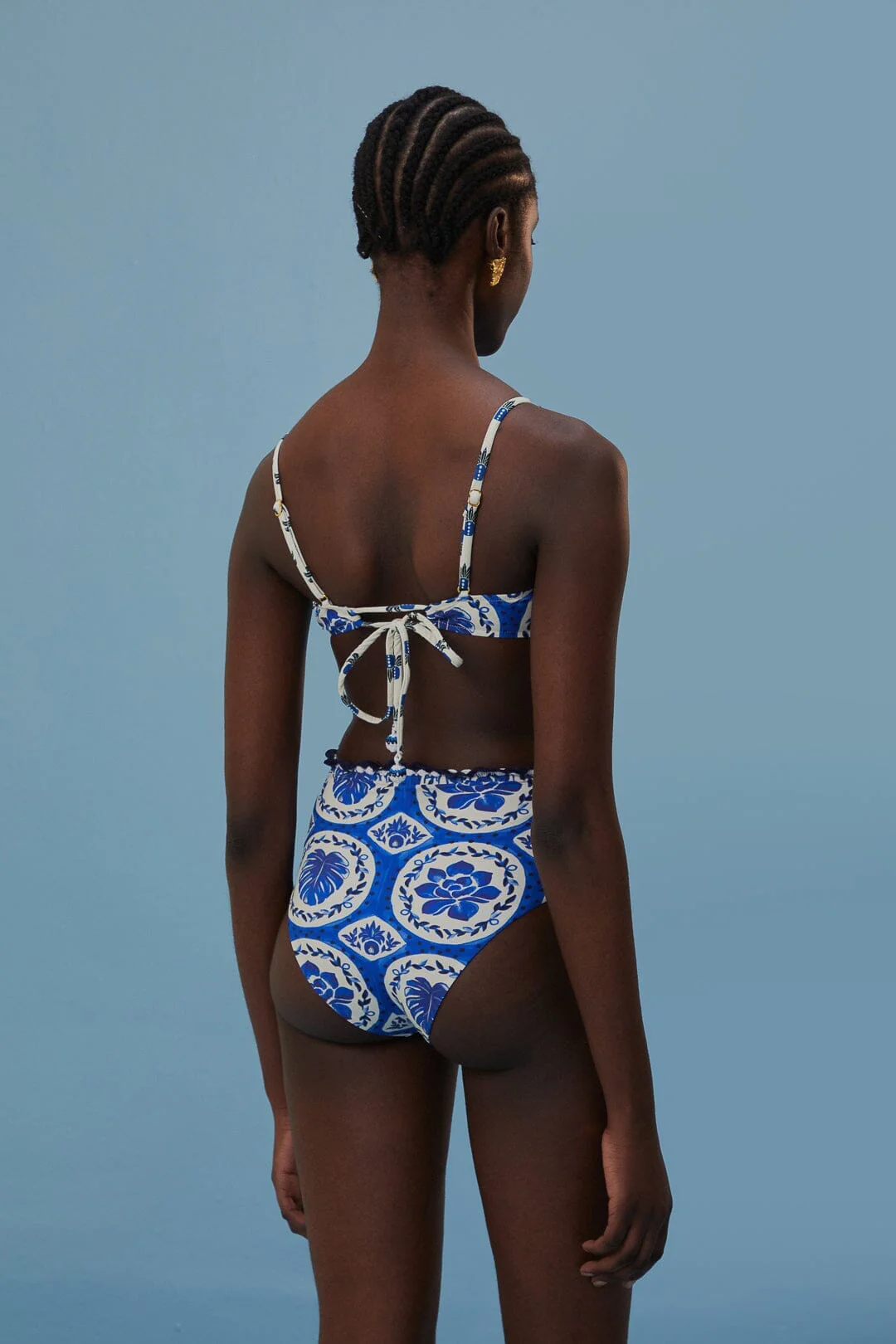 Blue Tile Dream Hot Pants - Image 3
