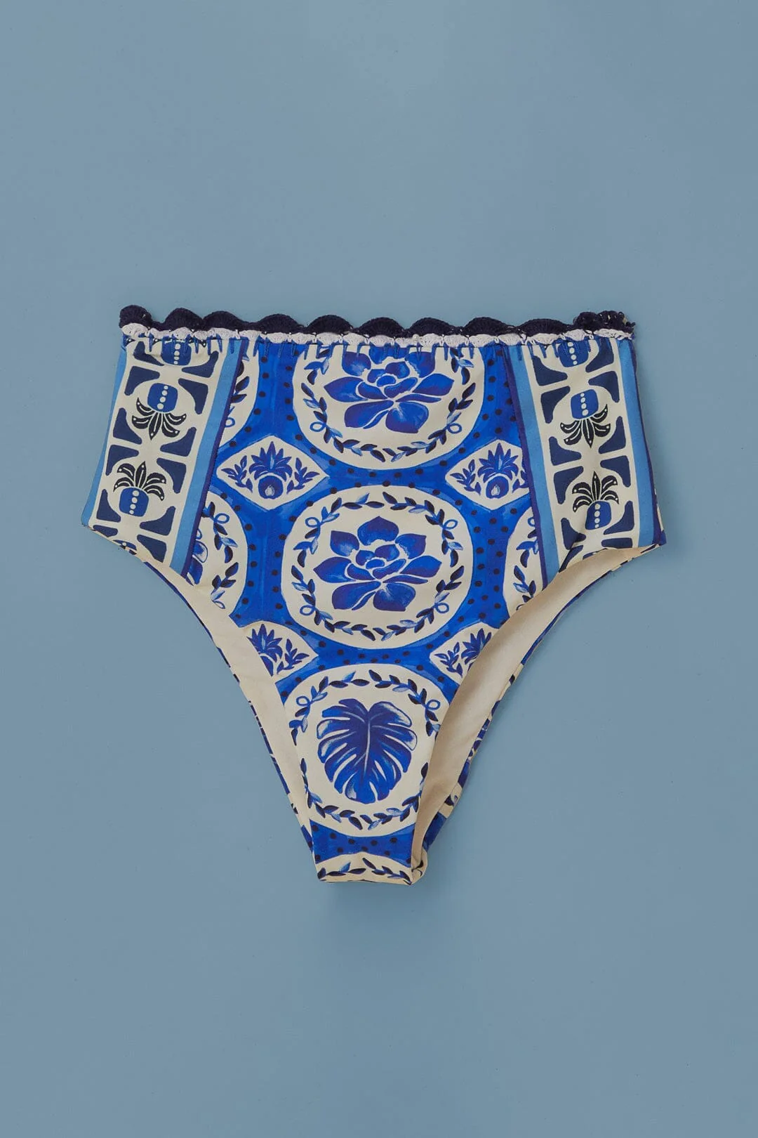Blue Tile Dream Hot Pants - Image 4