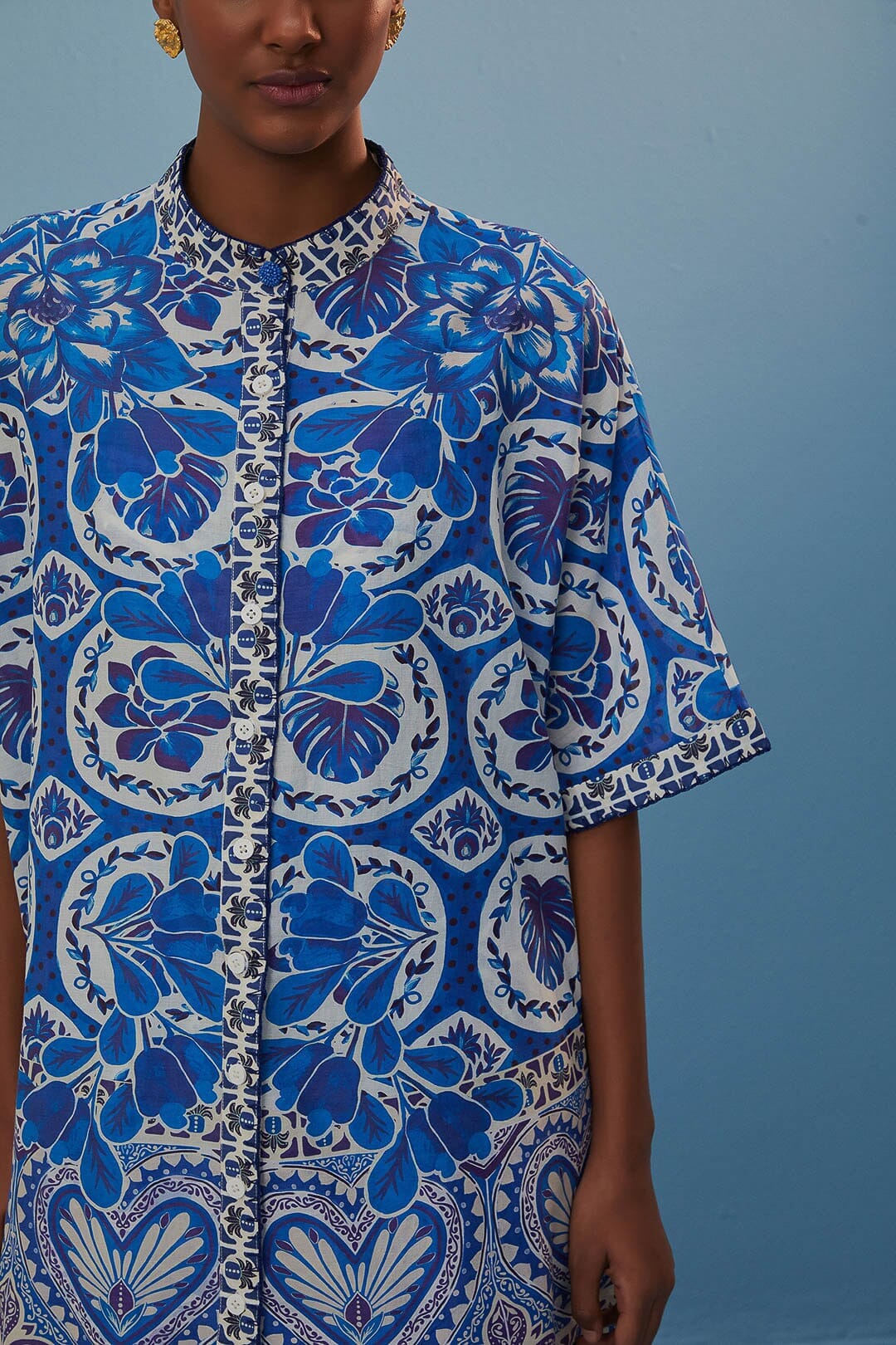 Blue Tile Dream Shirt - Image 4